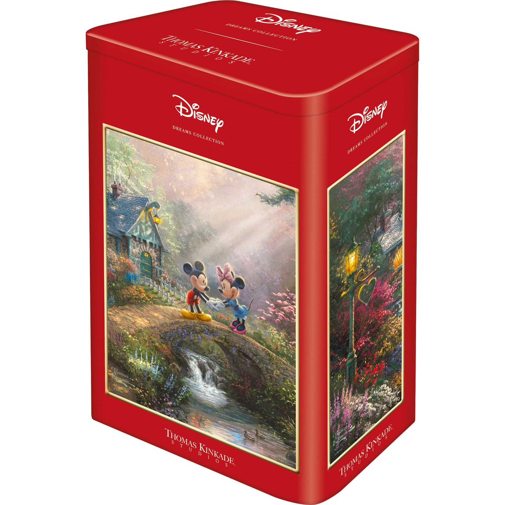 Schmidt Spiele Puzzle Thomas Kinkade Studios: Mickey & Minnie in der Nostalgie Metalldose | 04001504599287
