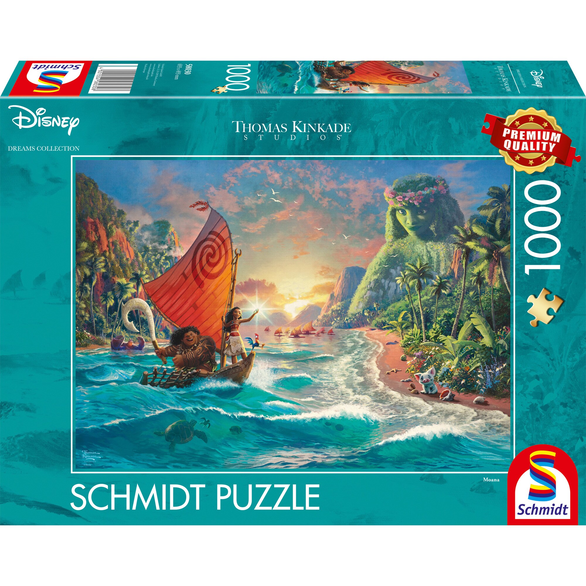 Schmidt Spiele Puzzle Thomas Kinkade Studios: Moana &ndash; Vaiana - Bild 1