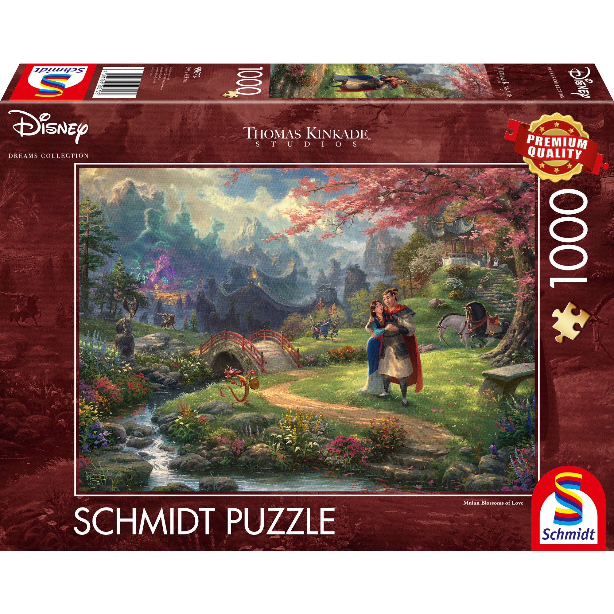 Schmidt Spiele Puzzle Thomas Kinkade Studios: Disney - Mulan - Bild 1