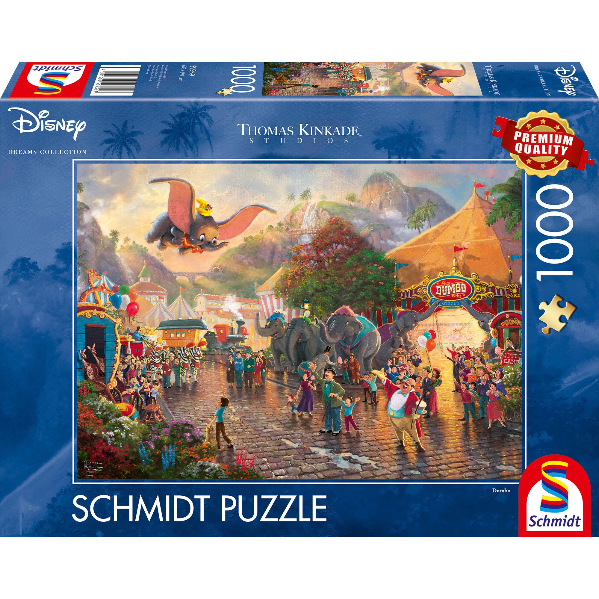 Schmidt Spiele Puzzle Thomas Kinkade Studios: Disney - Dumbo - Bild 1