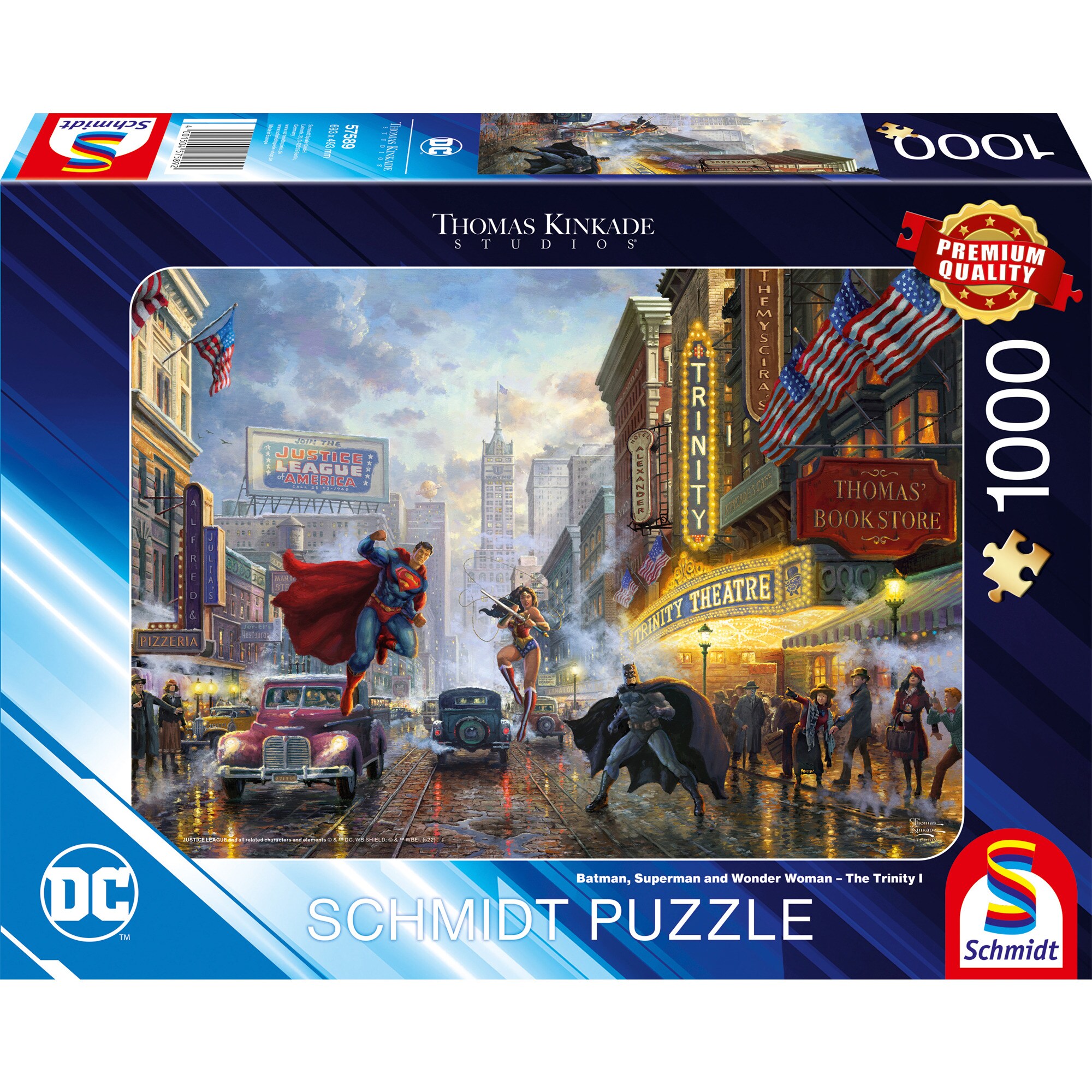 Schmidt Spiele Puzzle Thomas Kinkade Studios: DC - Batman, Superman and Wonder Woman &ndash; The Trinity - Bild 1