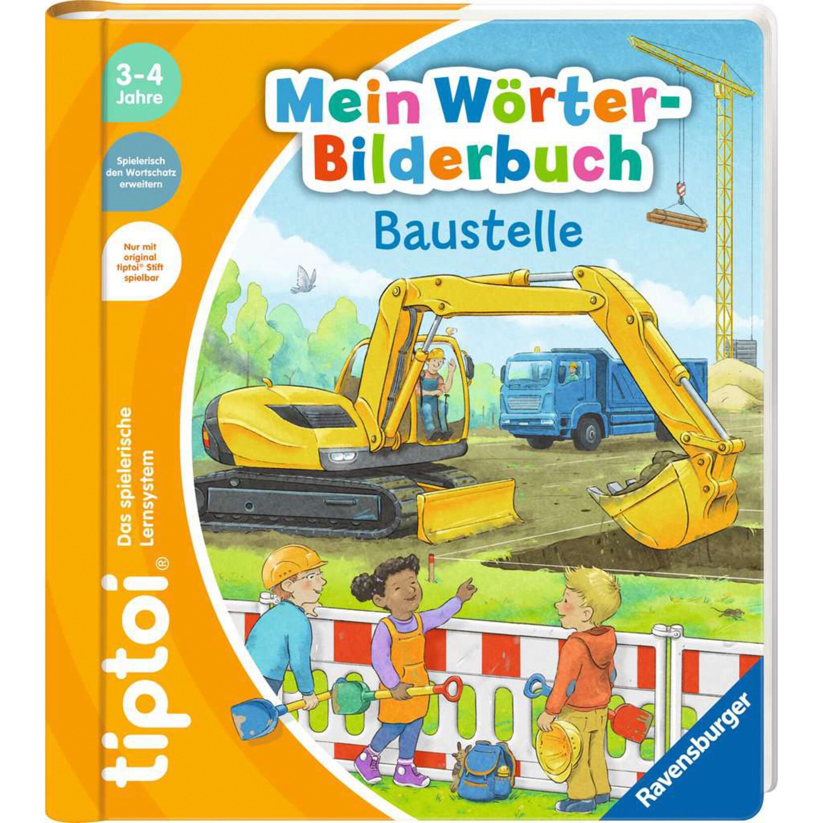 Ravensburger Lernbuch tiptoi Mein Wörter-Bilderbuch: Baustelle