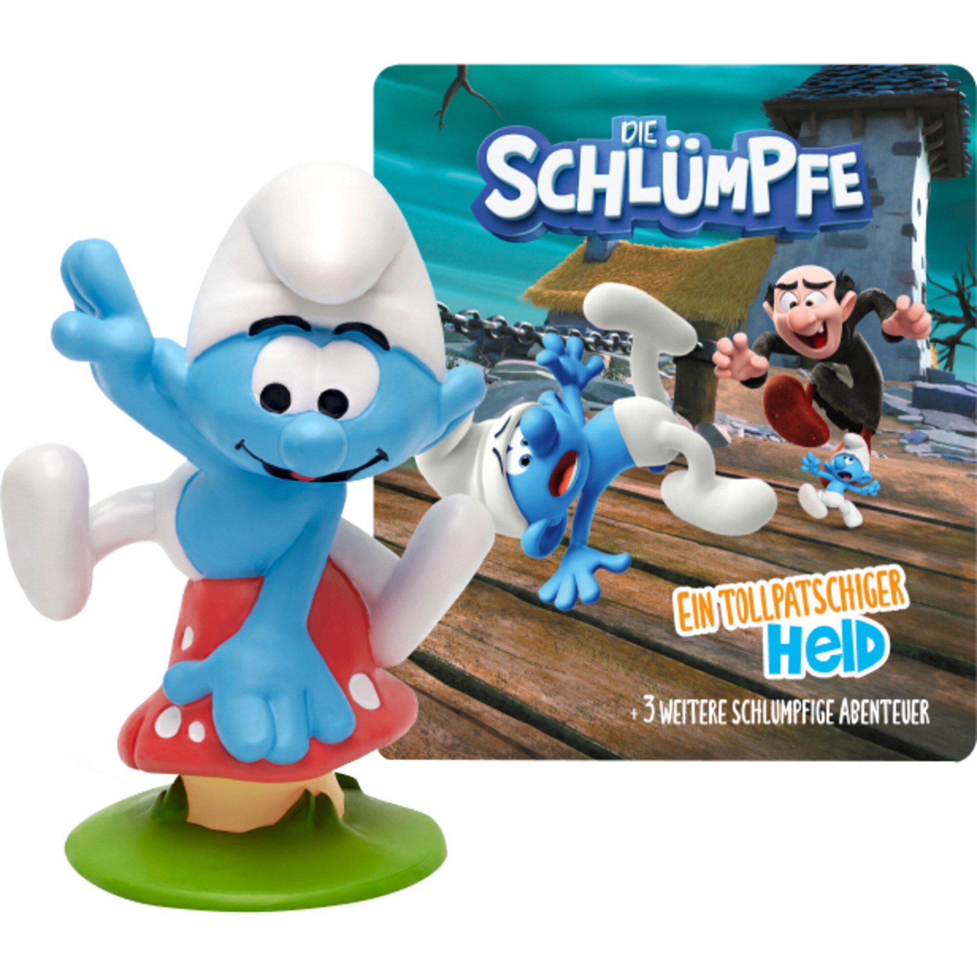 Tonies Spielfigur Die Schl&uuml;mpfe - Ein tollpatschiger Held & 3 weitere schlumpfige Abenteuer - Bild 1