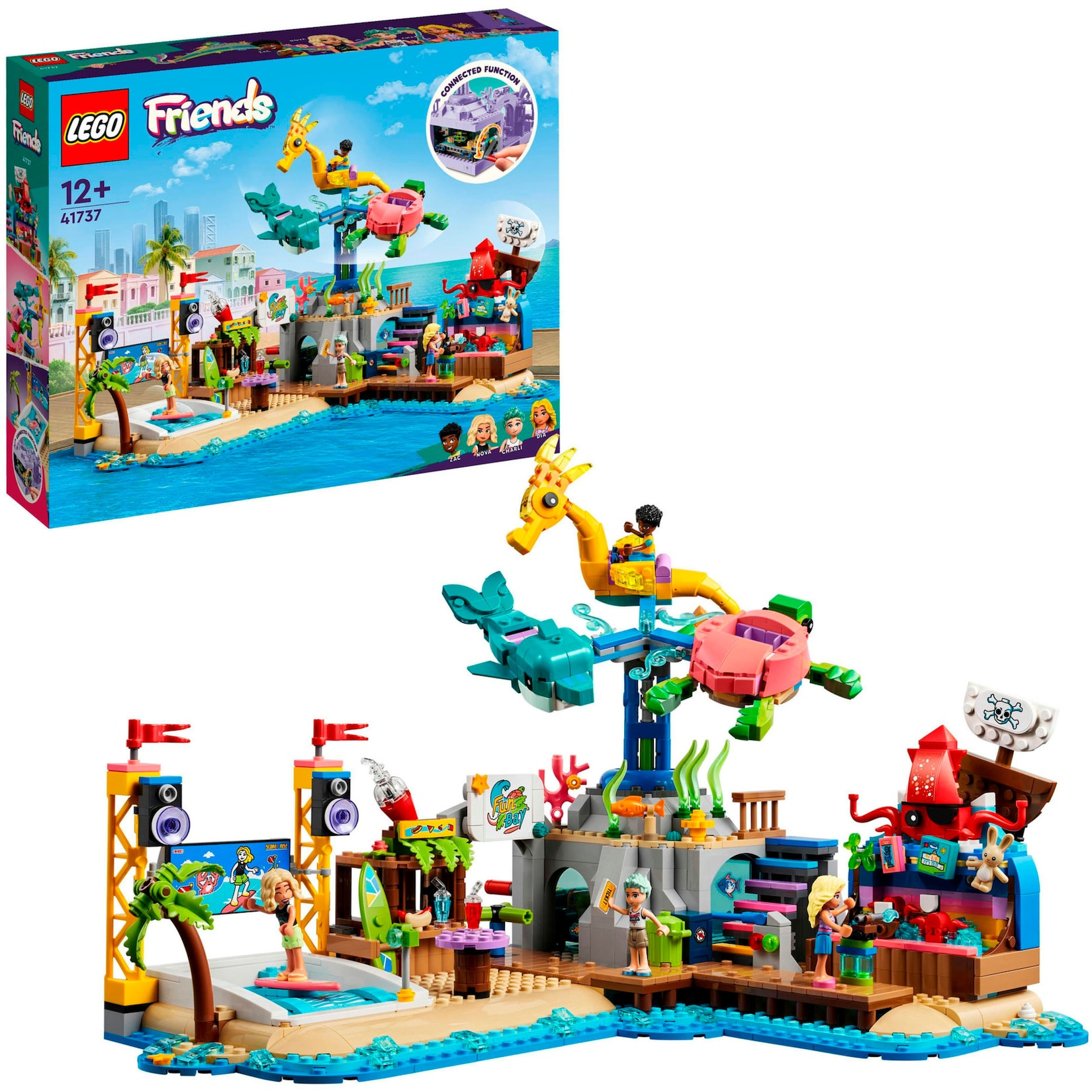 LEGO Konstruktionsspielzeug Friends Strand-Erlebnispark