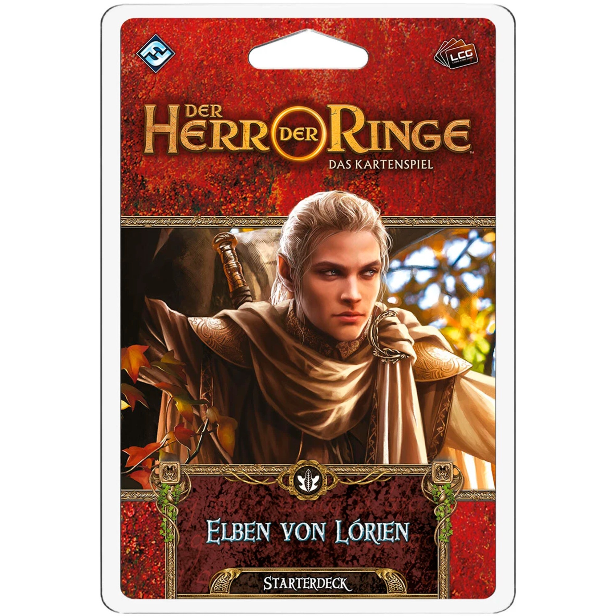 Asmodee Kartenspiel Der Herr der Ringe: Das Kartenspiel - Elben von L&oacute;rien Starterdeck - Bild 1
