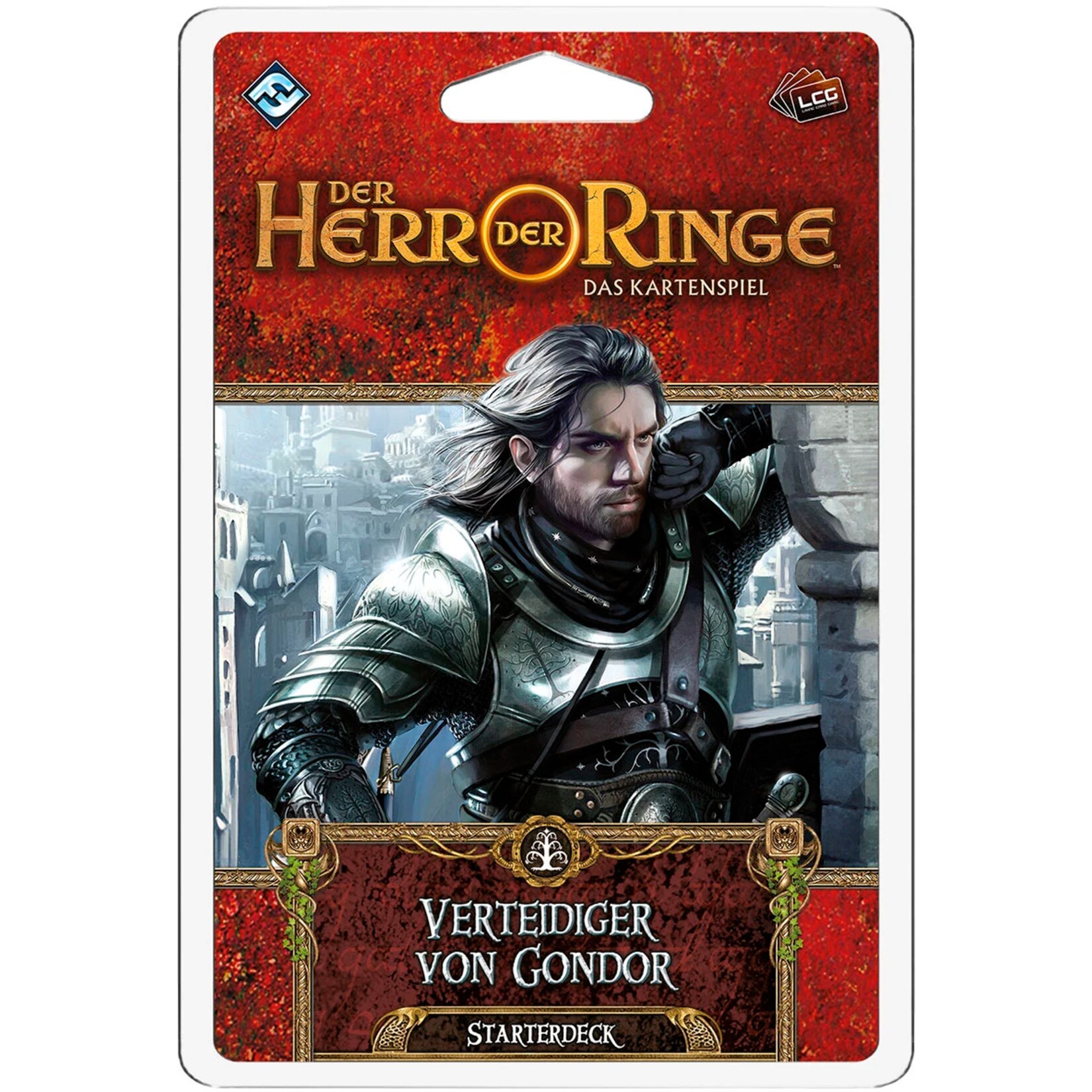 Asmodee Kartenspiel Der Herr der Ringe: Das Kartenspiel - Verteidiger von Gondor Starterdeck