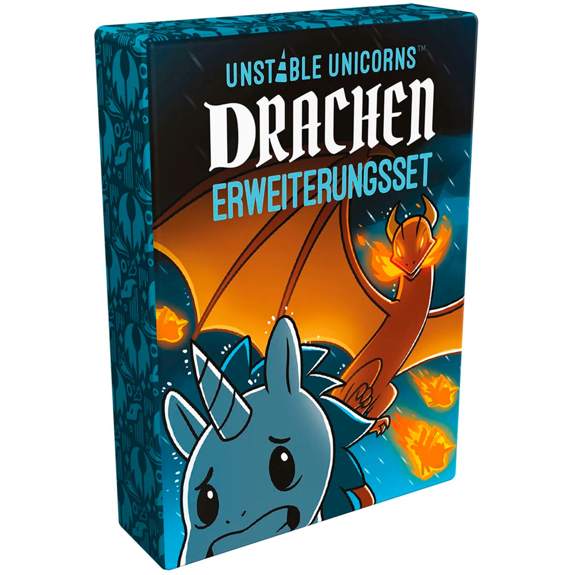 Asmodee Kartenspiel Unstable Unicorns - Drachen Erweiterungsset - Bild 1