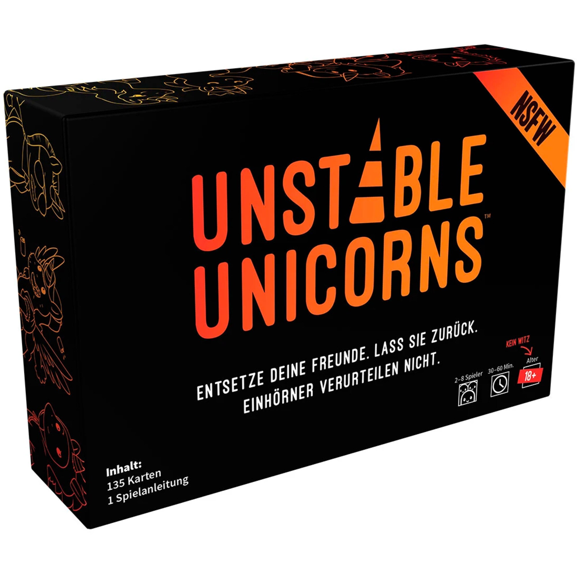Asmodee Kartenspiel Unstable Unicorns NSFW - Bild 1