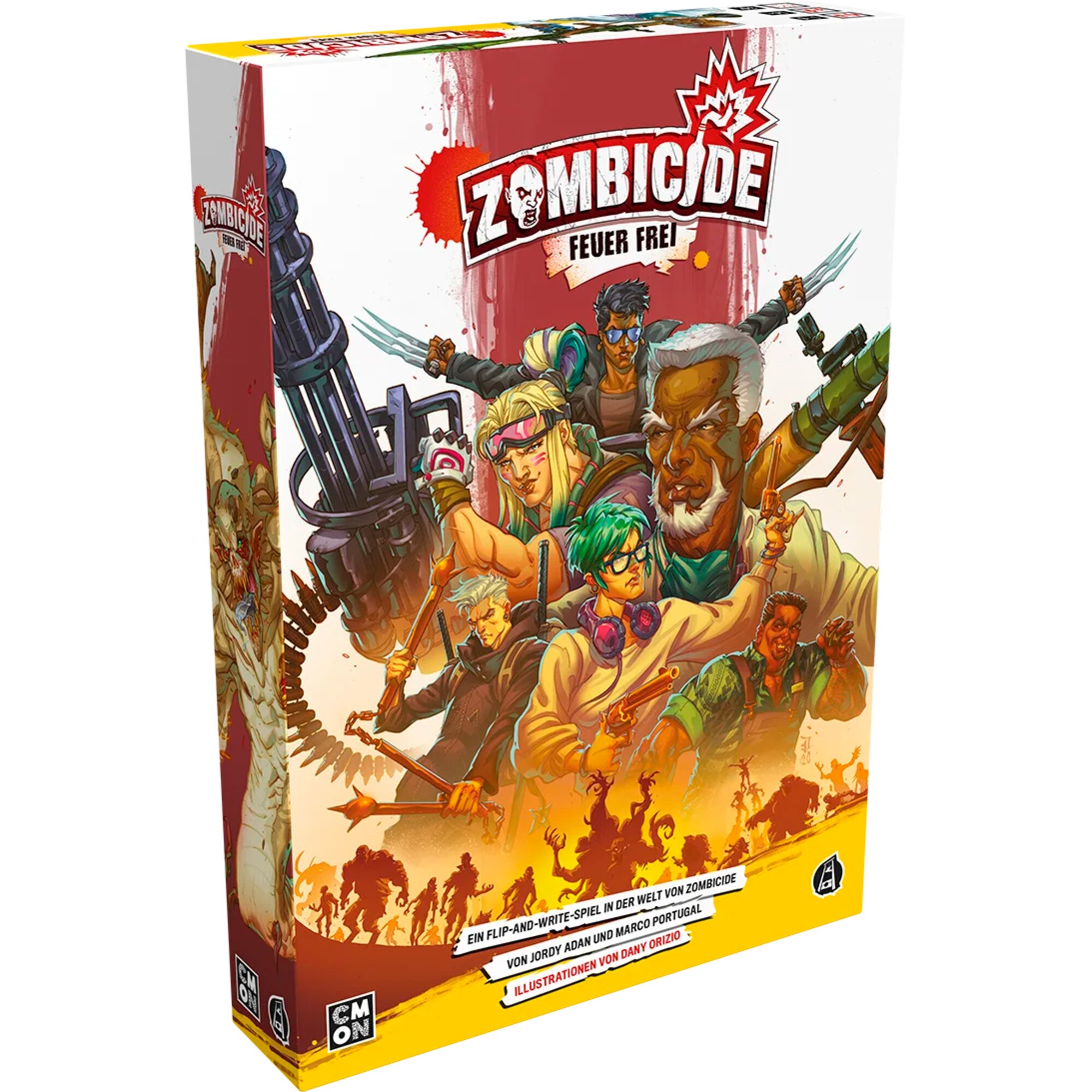 Asmodee Brettspiel Zombicide: Feuer Frei - Bild 1