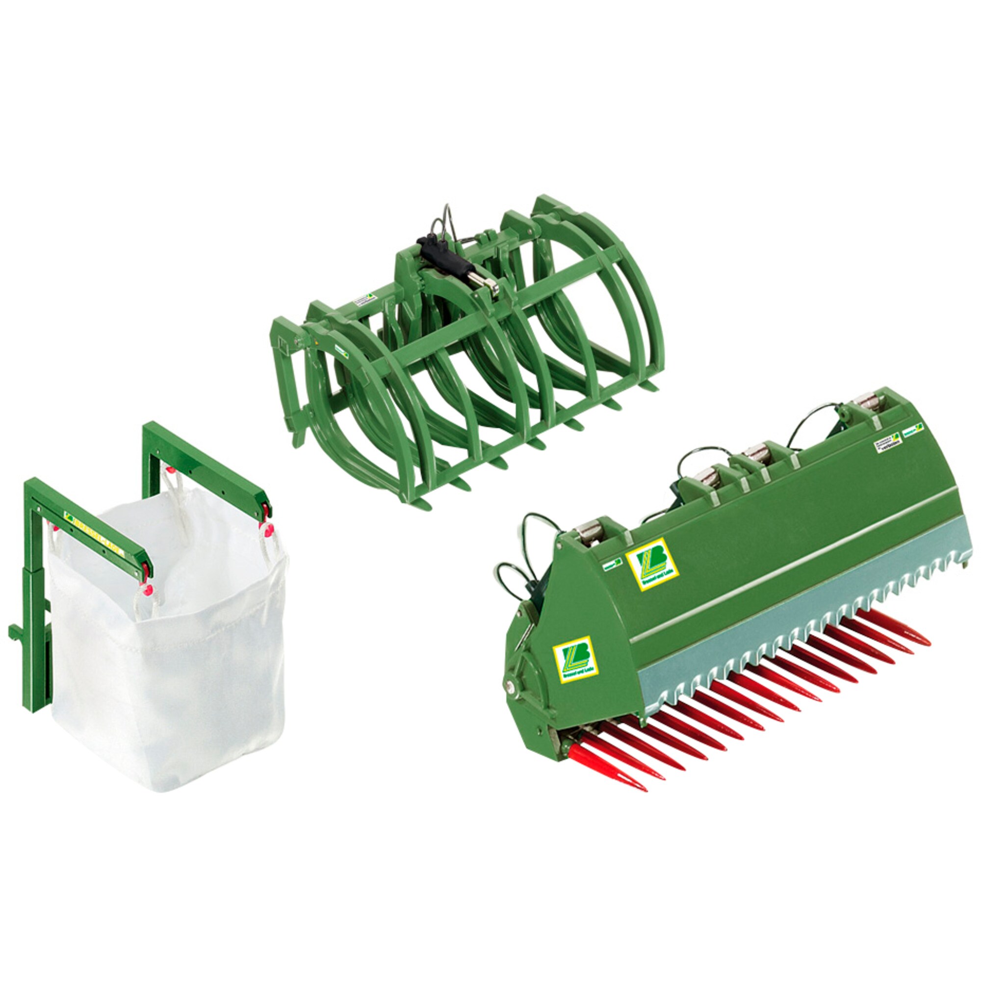 Wiking Modellfahrzeug Frontlader Werkzeuge-Set Bressel und Lade - Bild 1