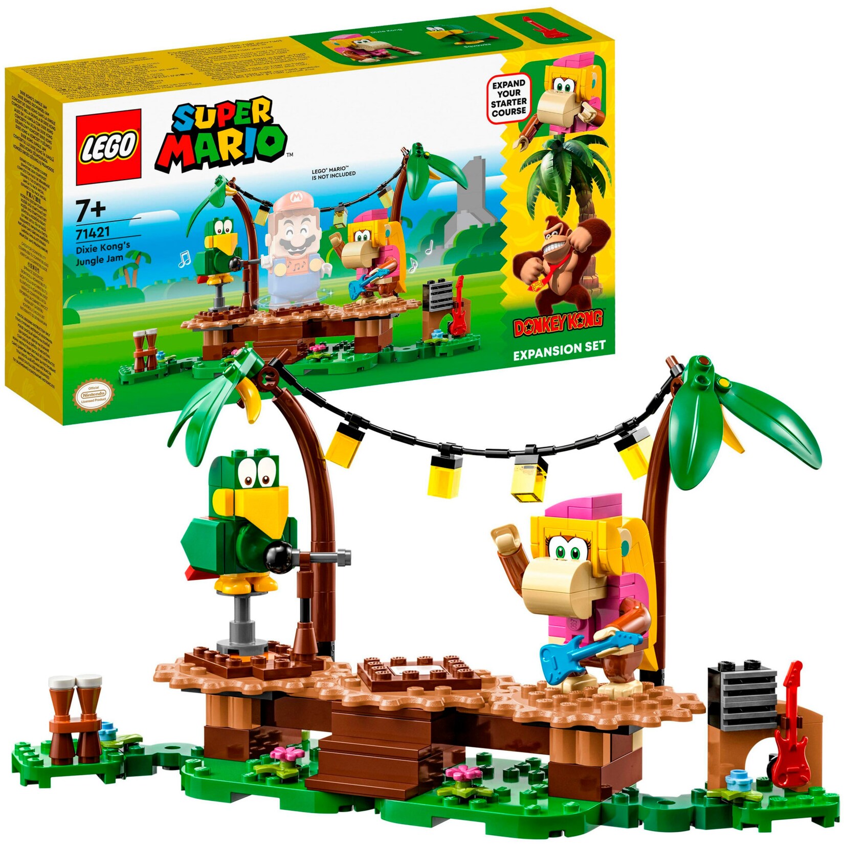 LEGO Konstruktionsspielzeug Super Mario Dixie Kongs Dschungel-Jam - Erweiterungsset
