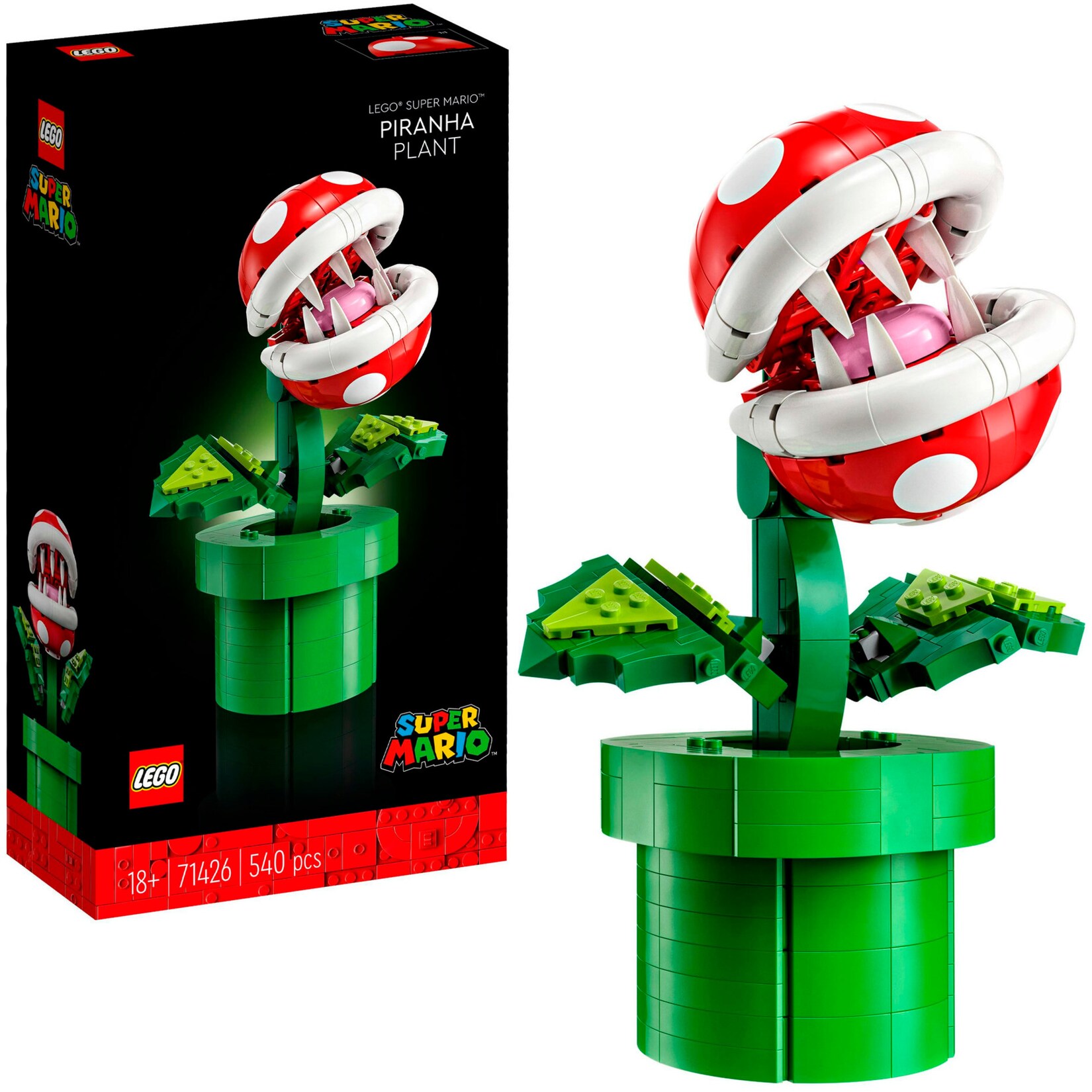 LEGO Konstruktionsspielzeug Super Mario Piranha-Pflanze