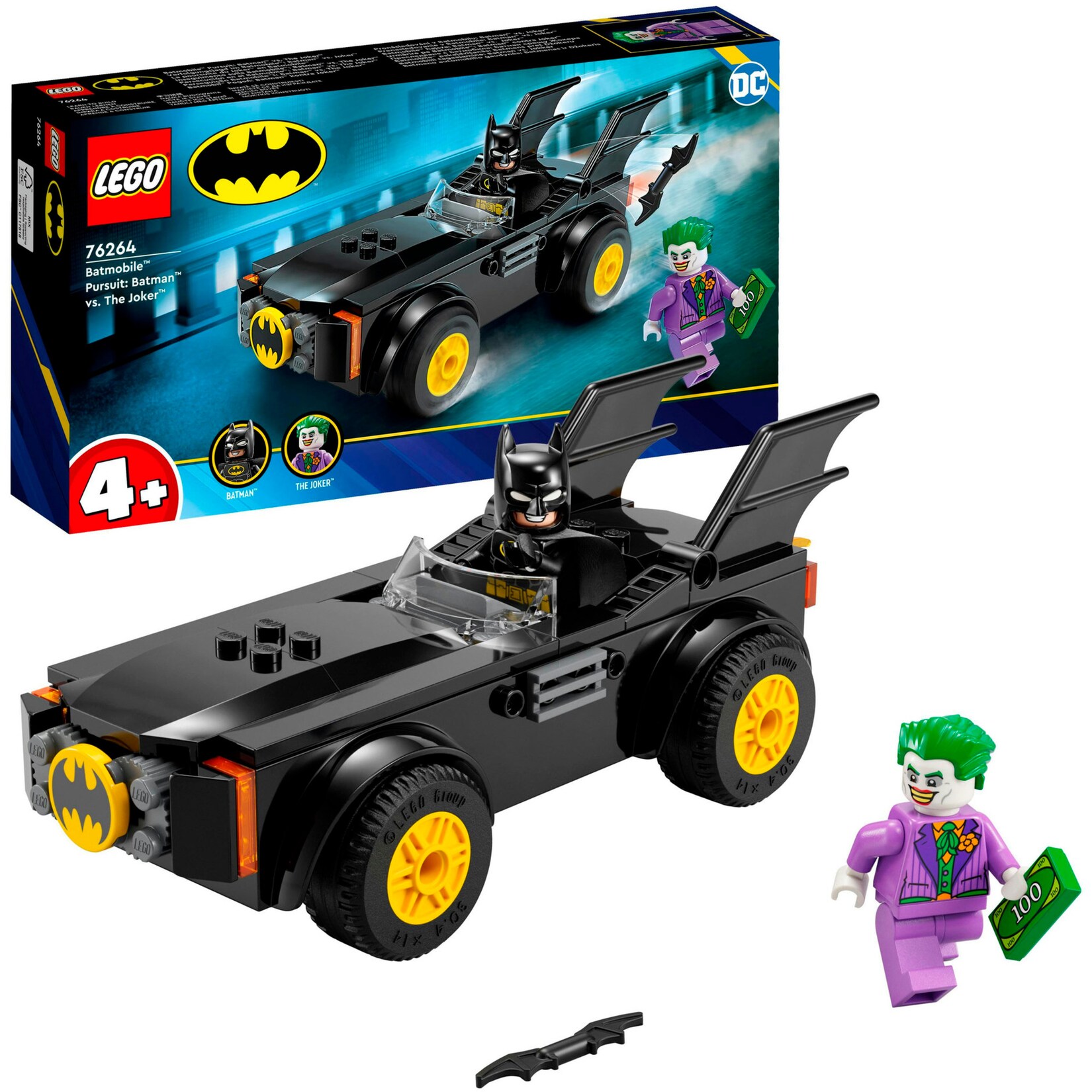 LEGO Konstruktionsspielzeug DC Super Heroes Verfolgungsjagd im Batmobile: Batman vs. Joker