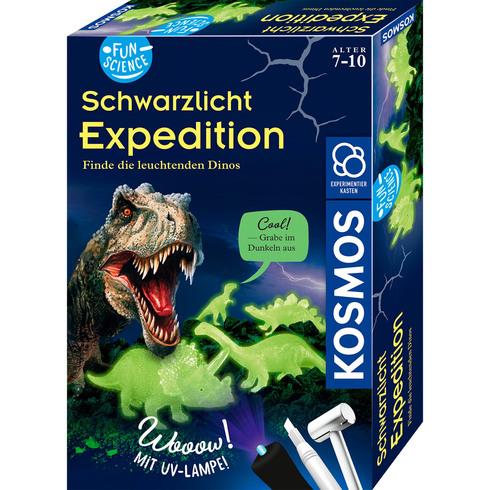 Kosmos Experimentierkasten Fun Science Schwarzlicht-Expedition | 04002051654276