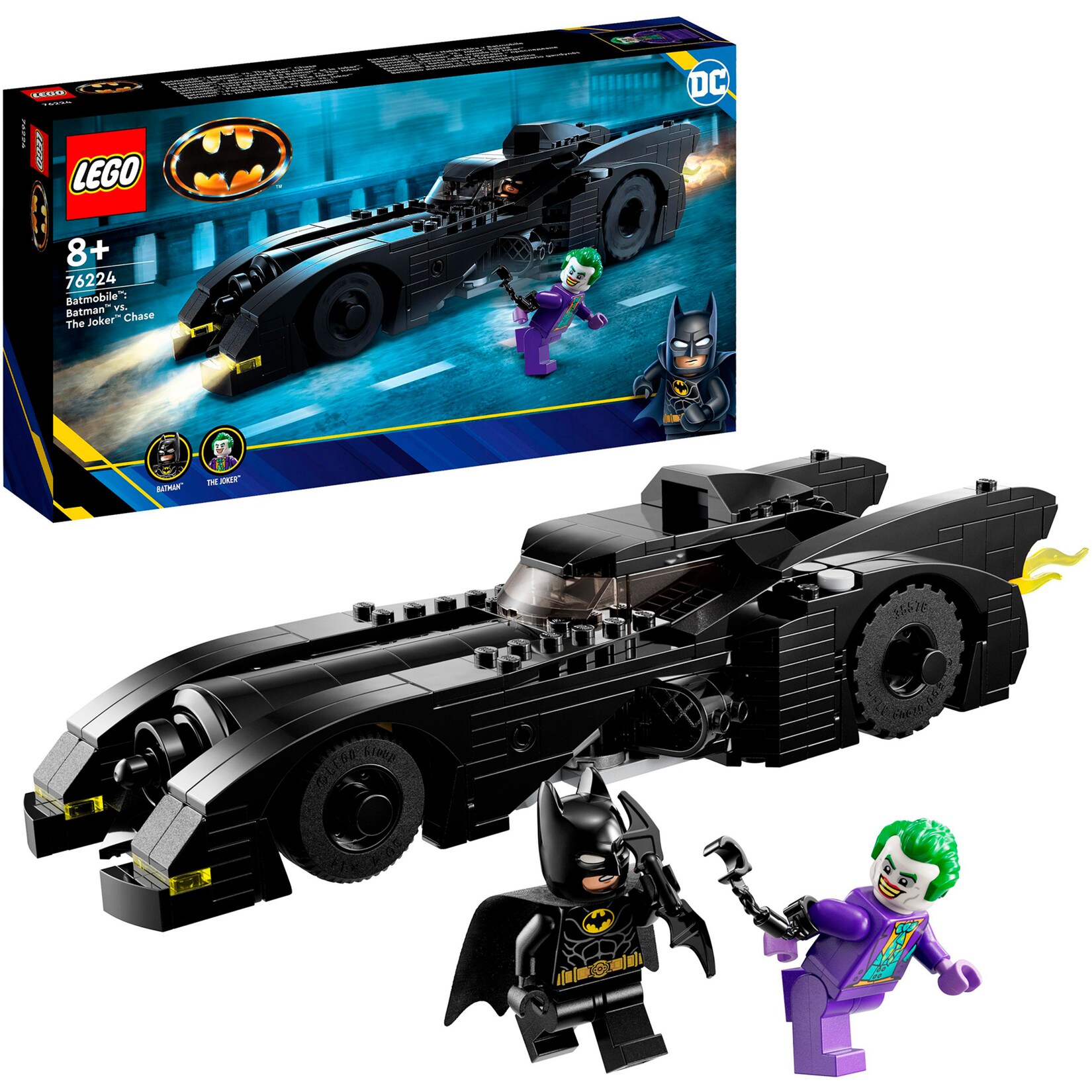 LEGO Konstruktionsspielzeug DC Super Heroes - Batmobile: Batman verfolgt den Joker