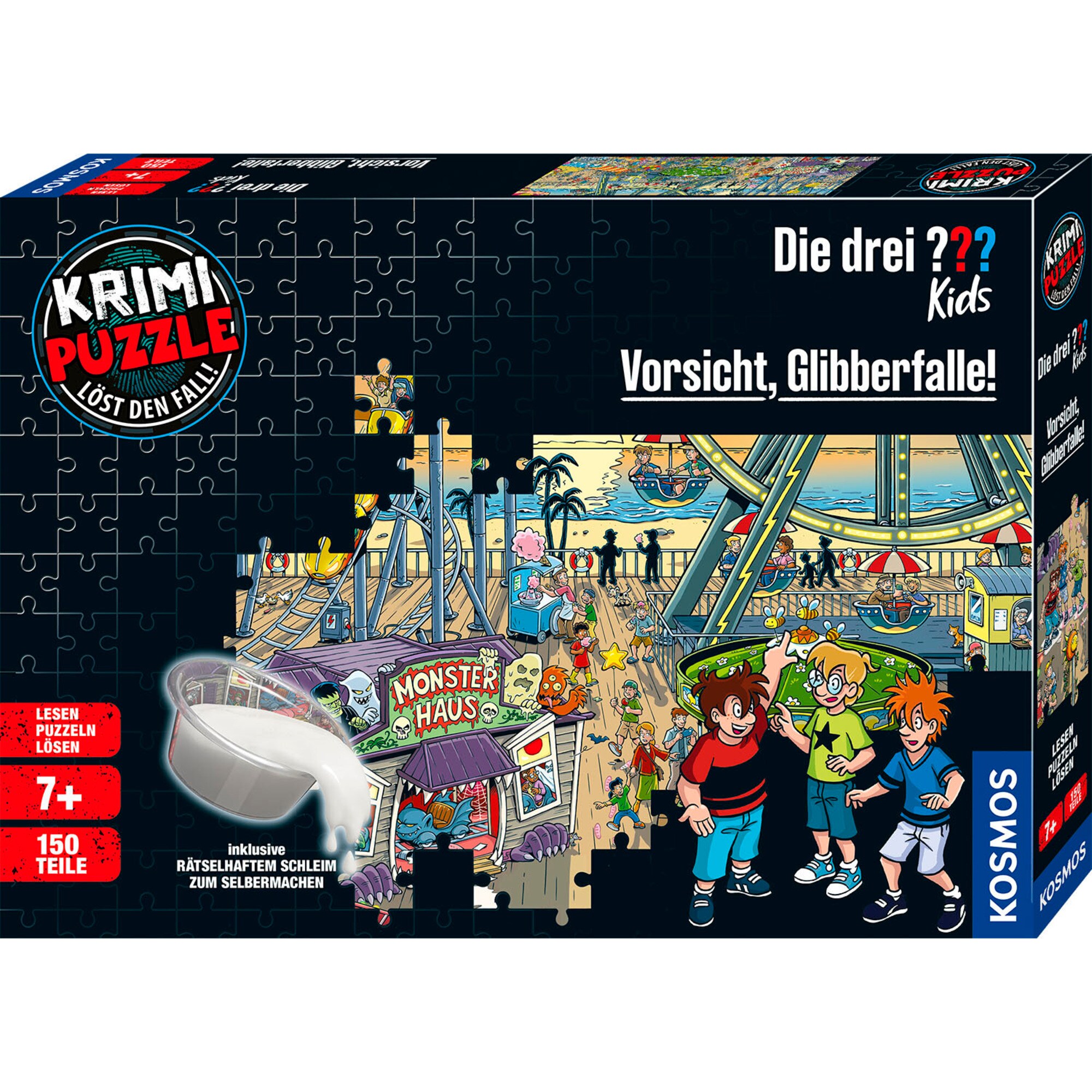 Kosmos Puzzle Krimi-Puzzle Die drei ??? Kids: Vorsicht Glibberfalle - Bild 1