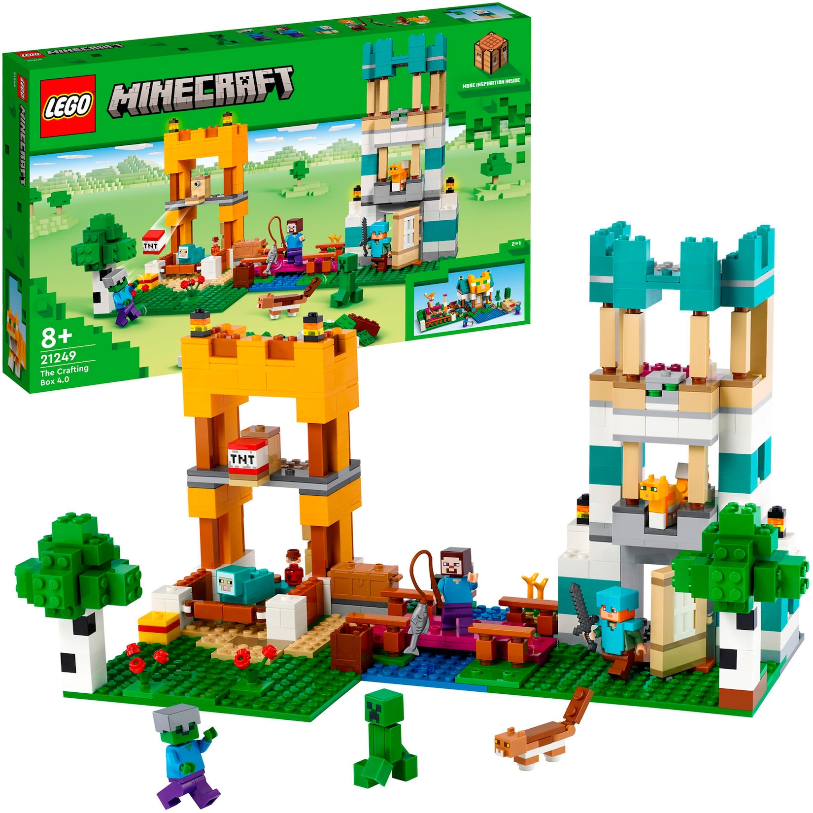 LEGO Konstruktionsspielzeug Minecraft Die Crafting-Box 4.0