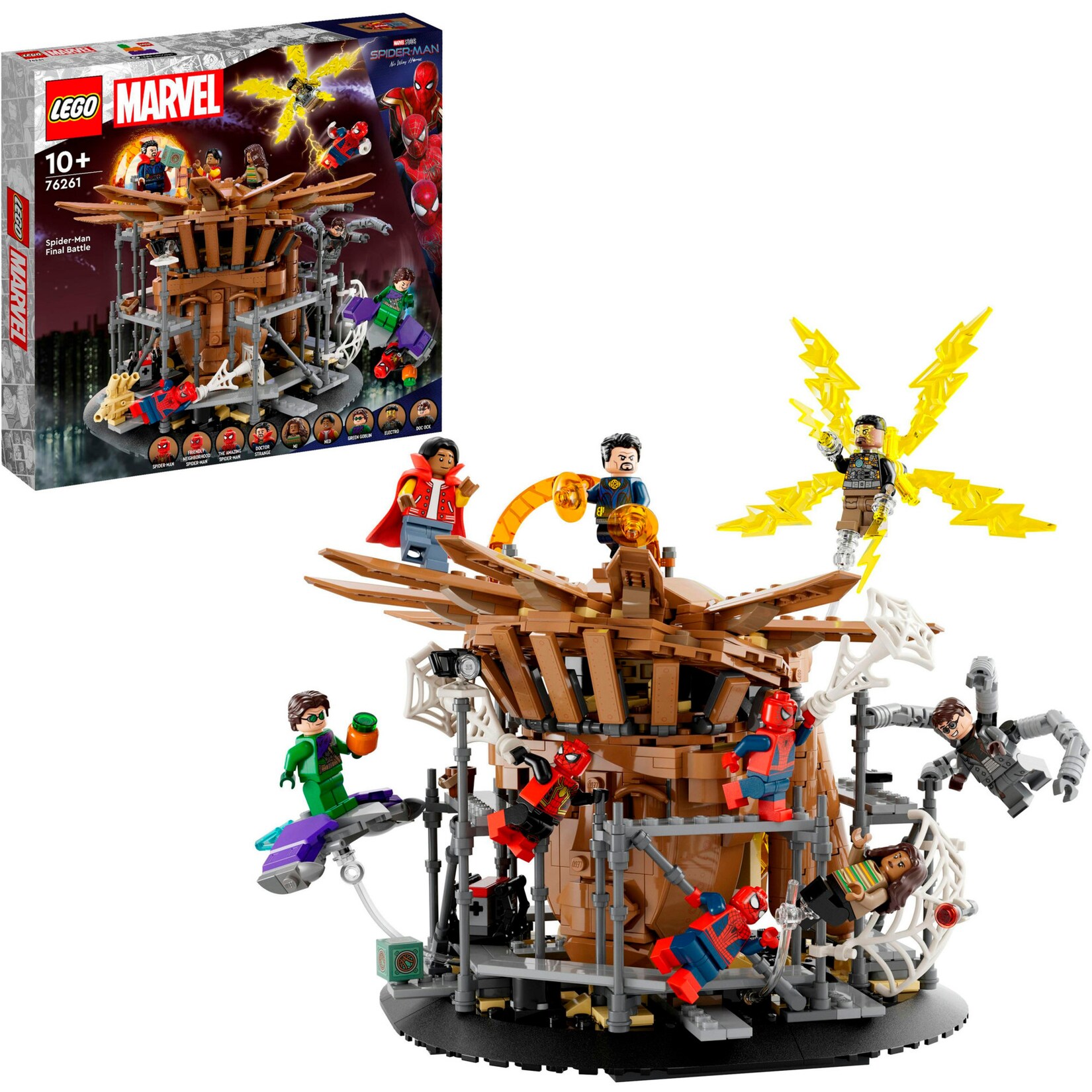 LEGO Konstruktionsspielzeug Marvel Super Heroes Spider-Mans großer Showdowns | 05702017419770