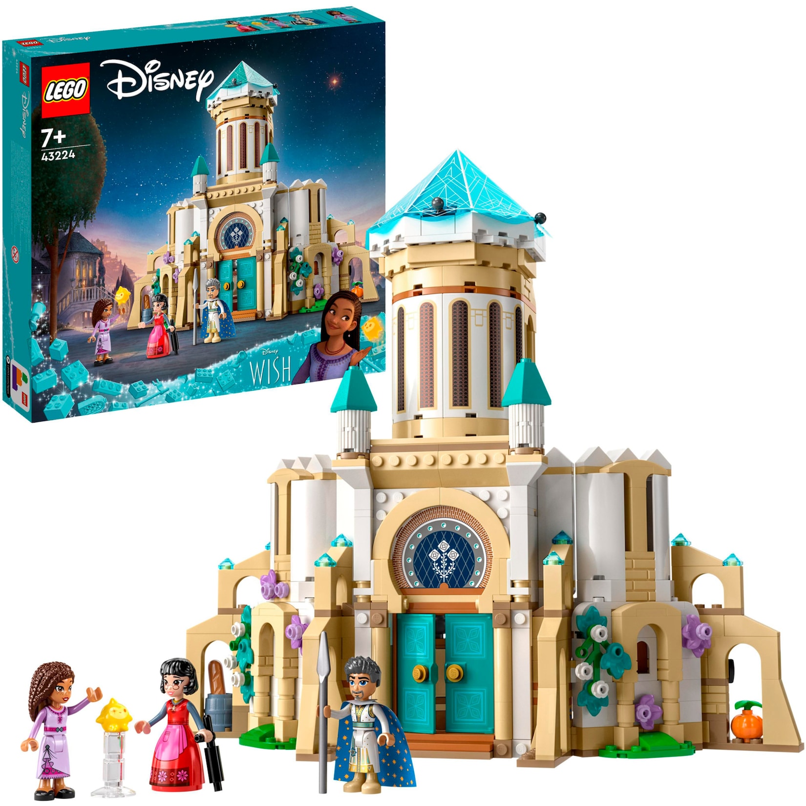 LEGO Konstruktionsspielzeug Disney Wish König Magnificos Schloss