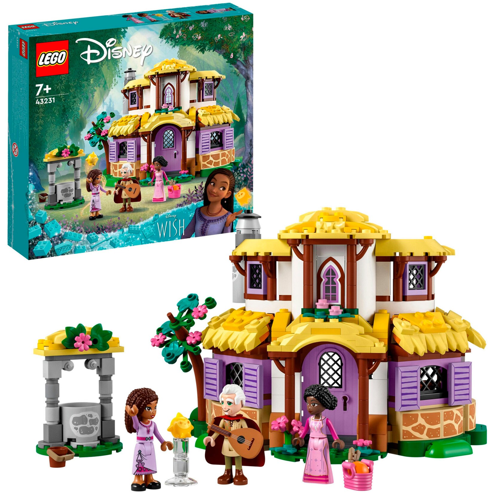 LEGO Konstruktionsspielzeug Disney Wish Ashas Häuschen