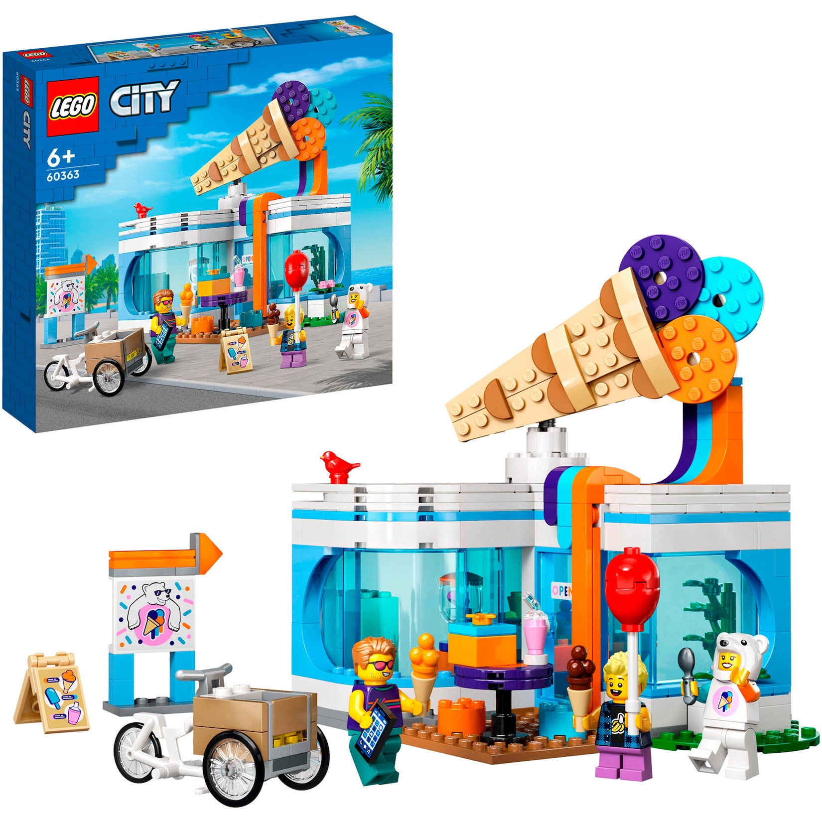 LEGO Konstruktionsspielzeug City Eisdiele