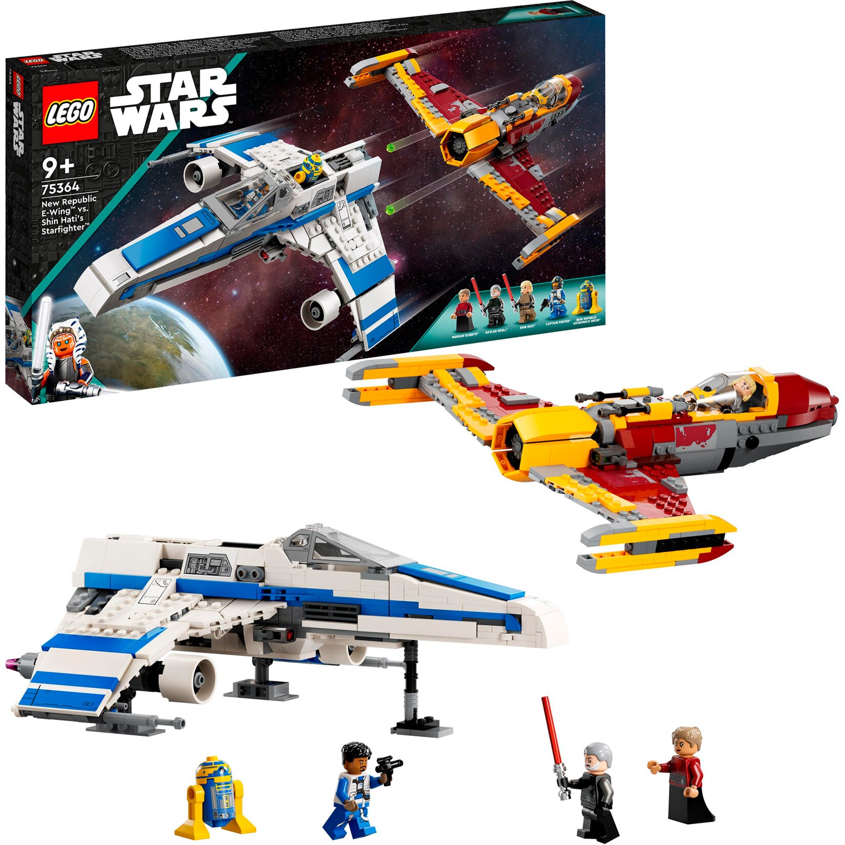 LEGO Konstruktionsspielzeug Star Wars New Republic E-Wing vs. Shin Hatis Starfighter