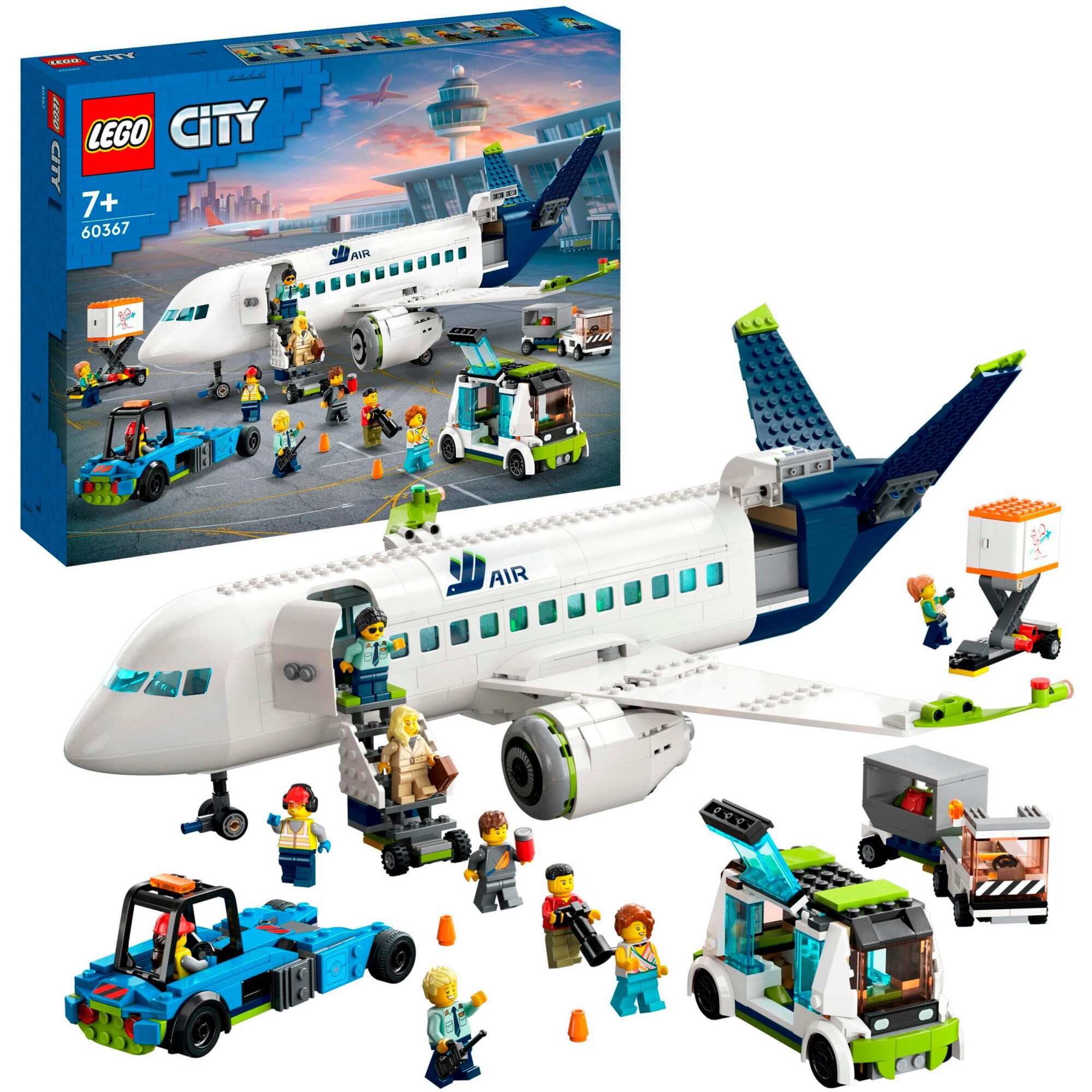 LEGO Konstruktionsspielzeug City Passagierflugzeug - Bild 1