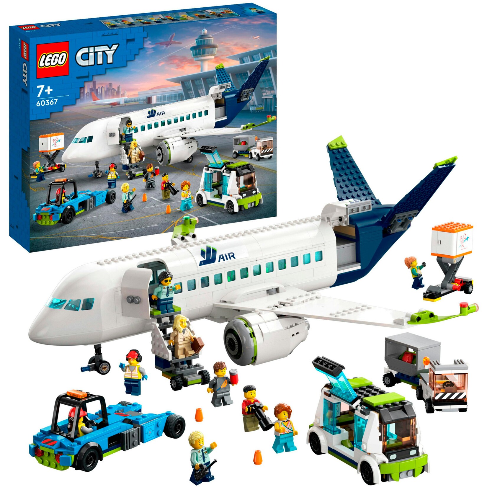 LEGO Konstruktionsspielzeug City Passagierflugzeug