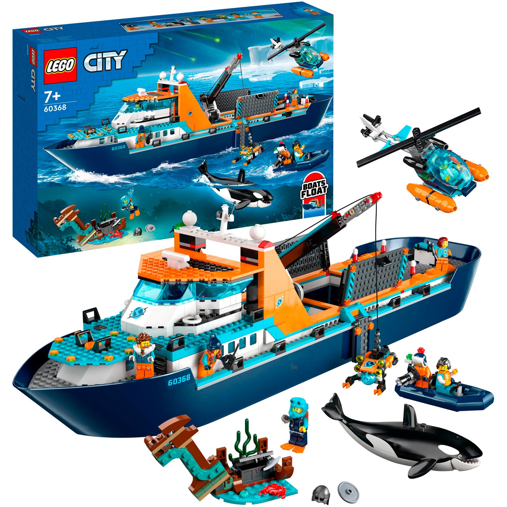 LEGO Konstruktionsspielzeug City Arktis-Forschungsschiff