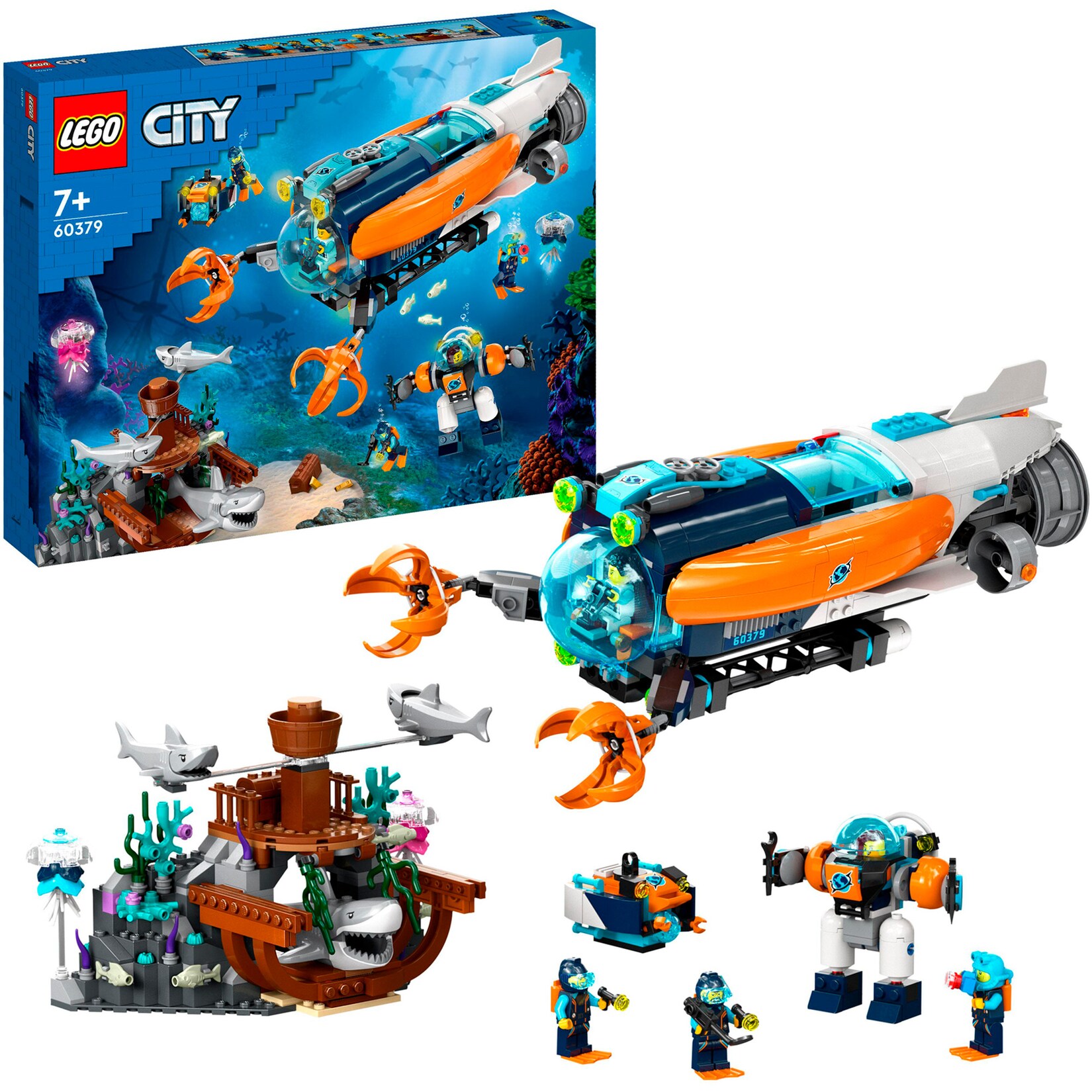 LEGO Konstruktionsspielzeug City Forscher-U-Boot