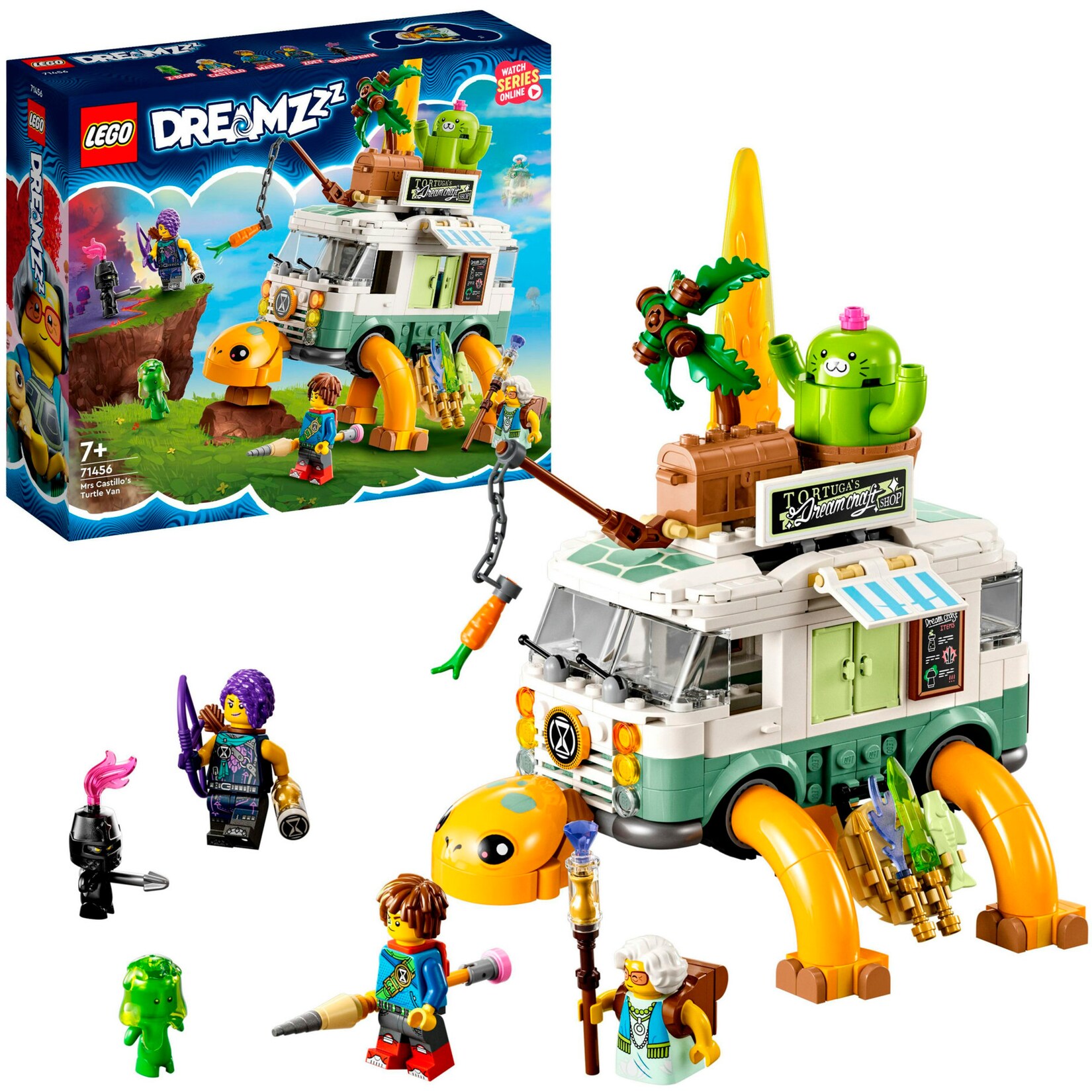 LEGO Konstruktionsspielzeug DREAMZzz Mrs. Castillos Schildkrötenbus