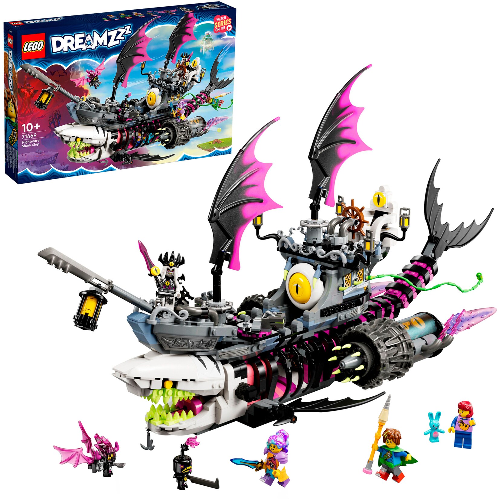 LEGO Konstruktionsspielzeug DREAMZzz Albtraum-Haischiff