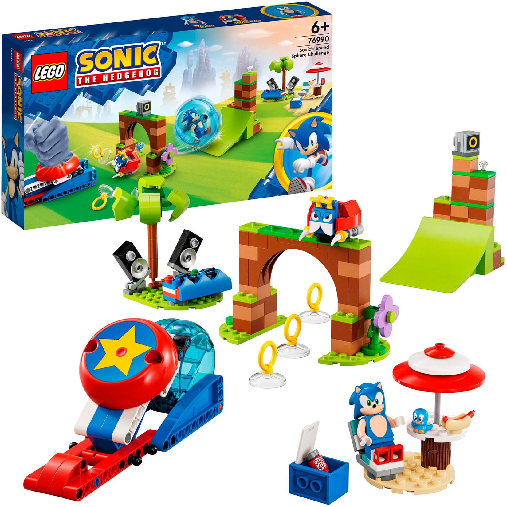 LEGO Konstruktionsspielzeug Sonic the Hedgehog Sonics Kugel-Challenge