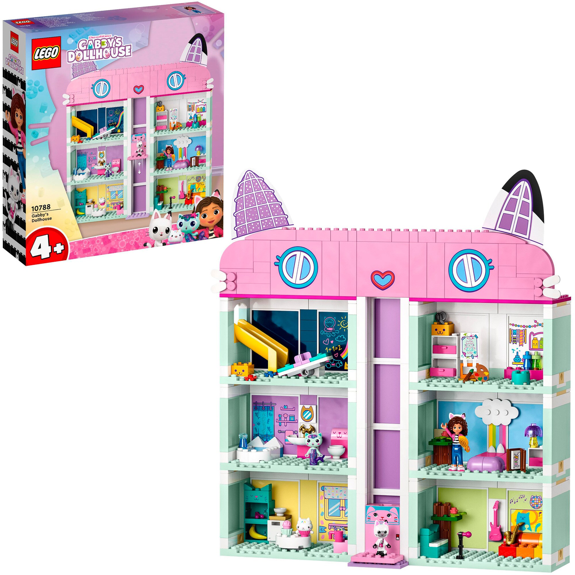 LEGO Konstruktionsspielzeug Gabby's Dollhouse Gabbys Puppenhaus - Bild 1
