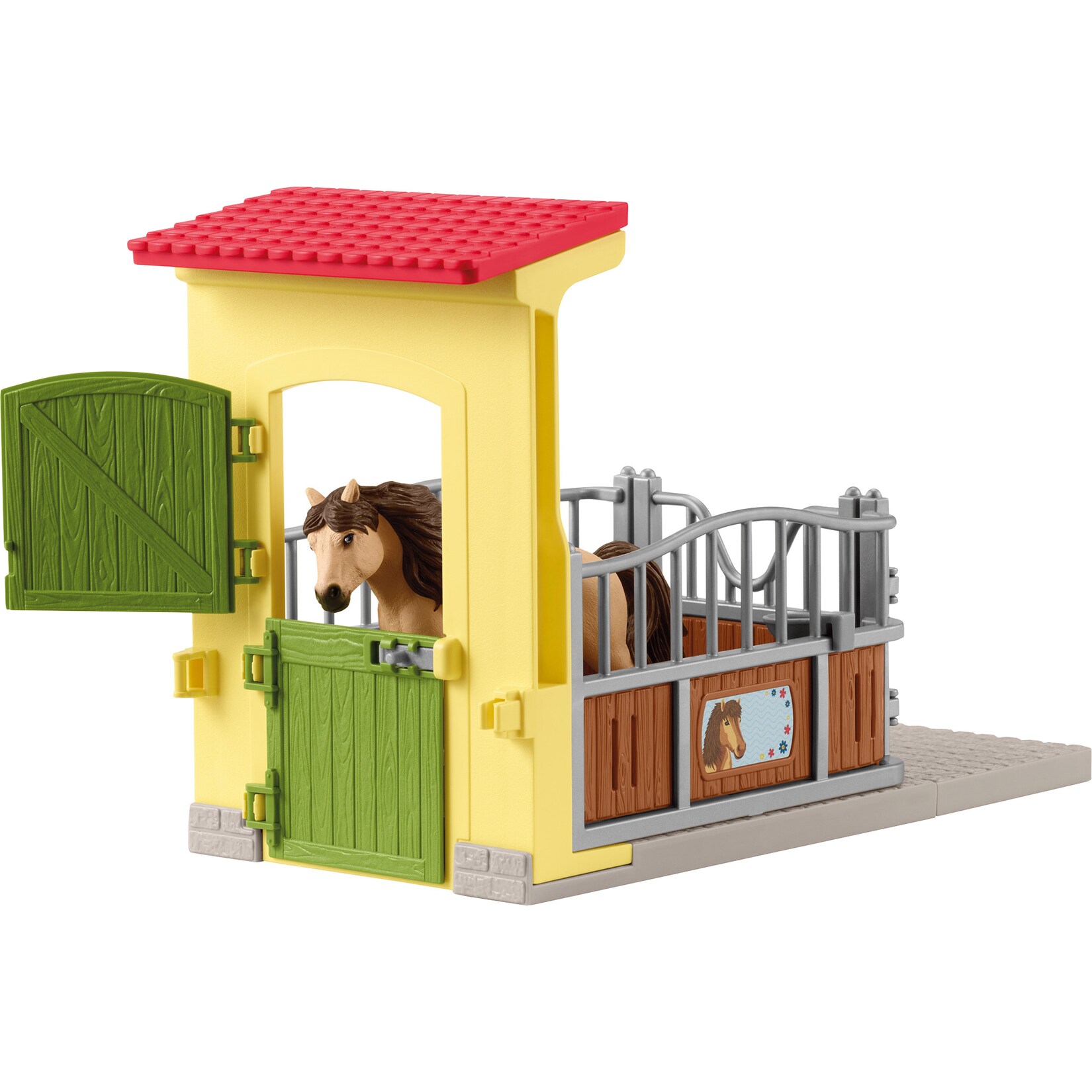 Schleich Spielfigur Farm World Ponybox mit Islandpferd | 04059433652337