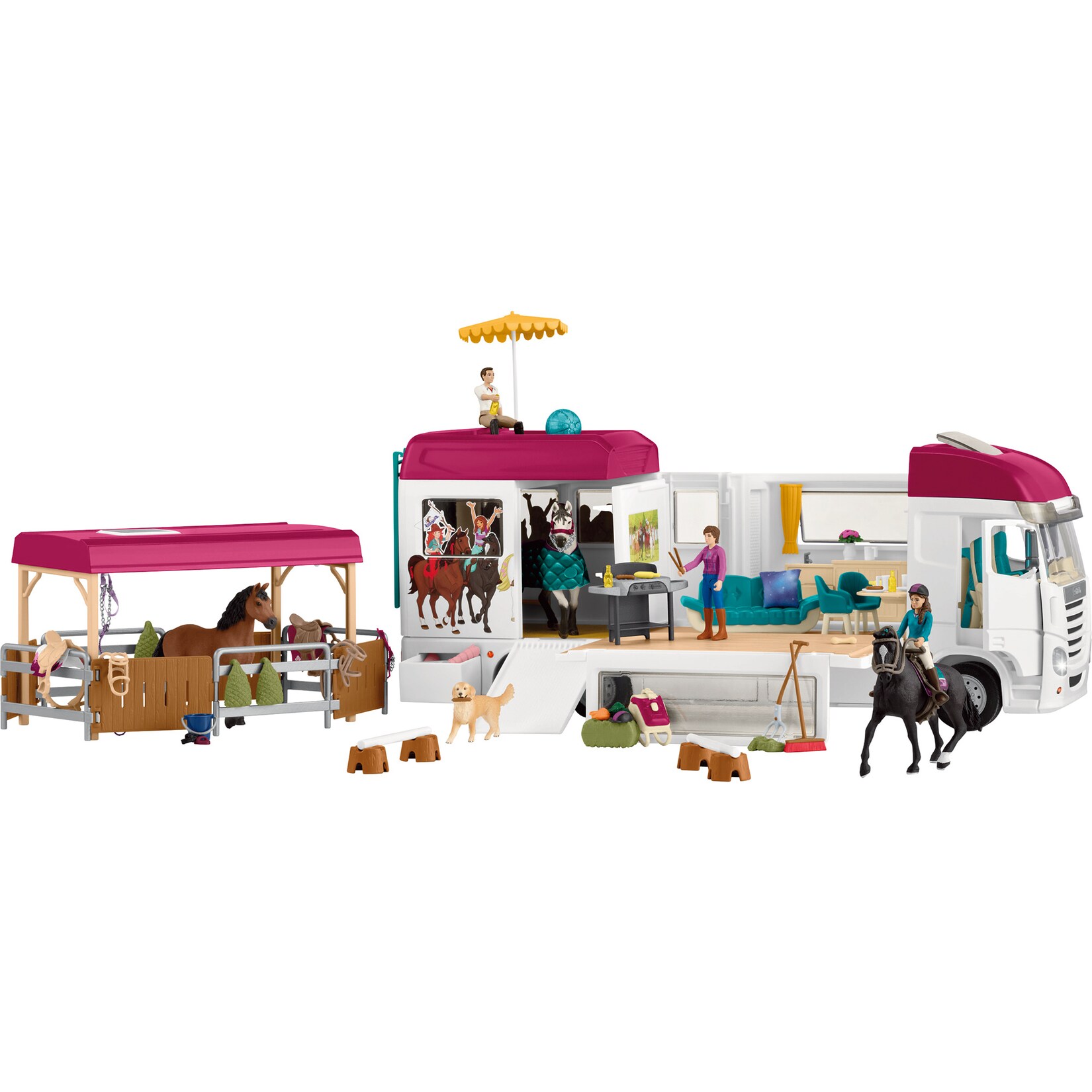 Schleich Spielfahrzeug Horse Club Pferdetransporter