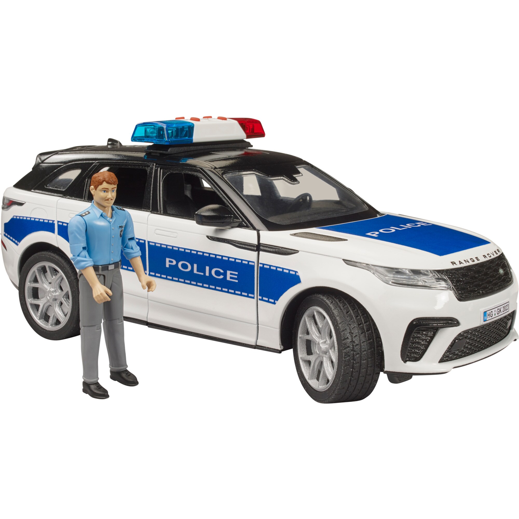 bruder Modellfahrzeug Range Rover Velar Polizeifahrzeug mit Polizist - Bild 1