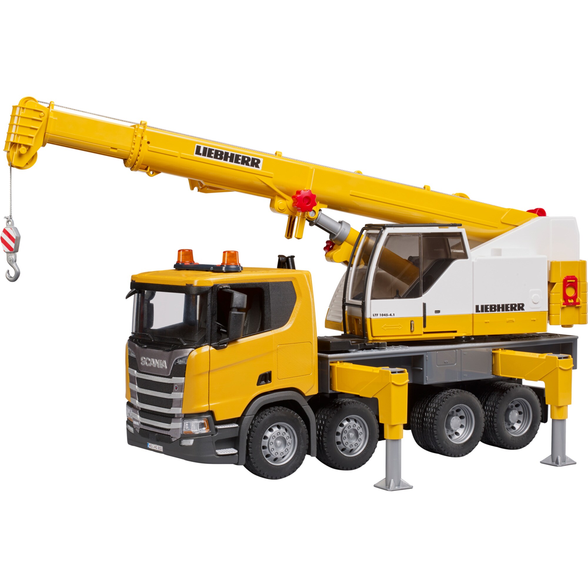 bruder Modellfahrzeug Scania Super 560R Liebherr Kran-LKW mit Light & Sound Modul - Bild 1