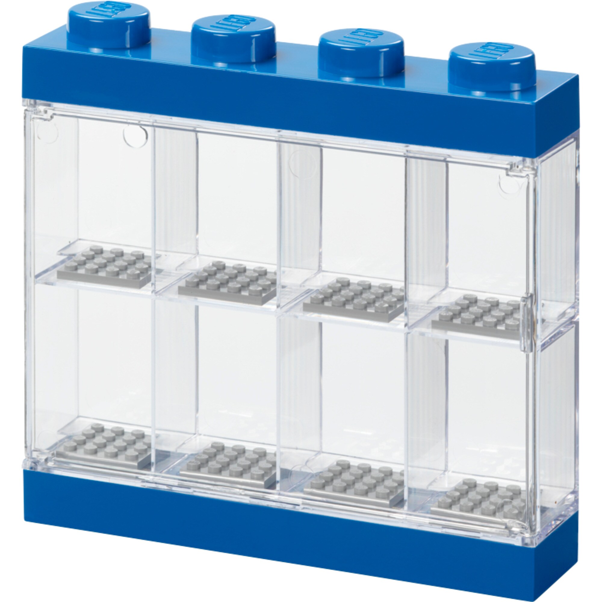 Room Copenhagen Aufbewahrungsbox LEGO Minifiguren Vitrine blau - Bild 1