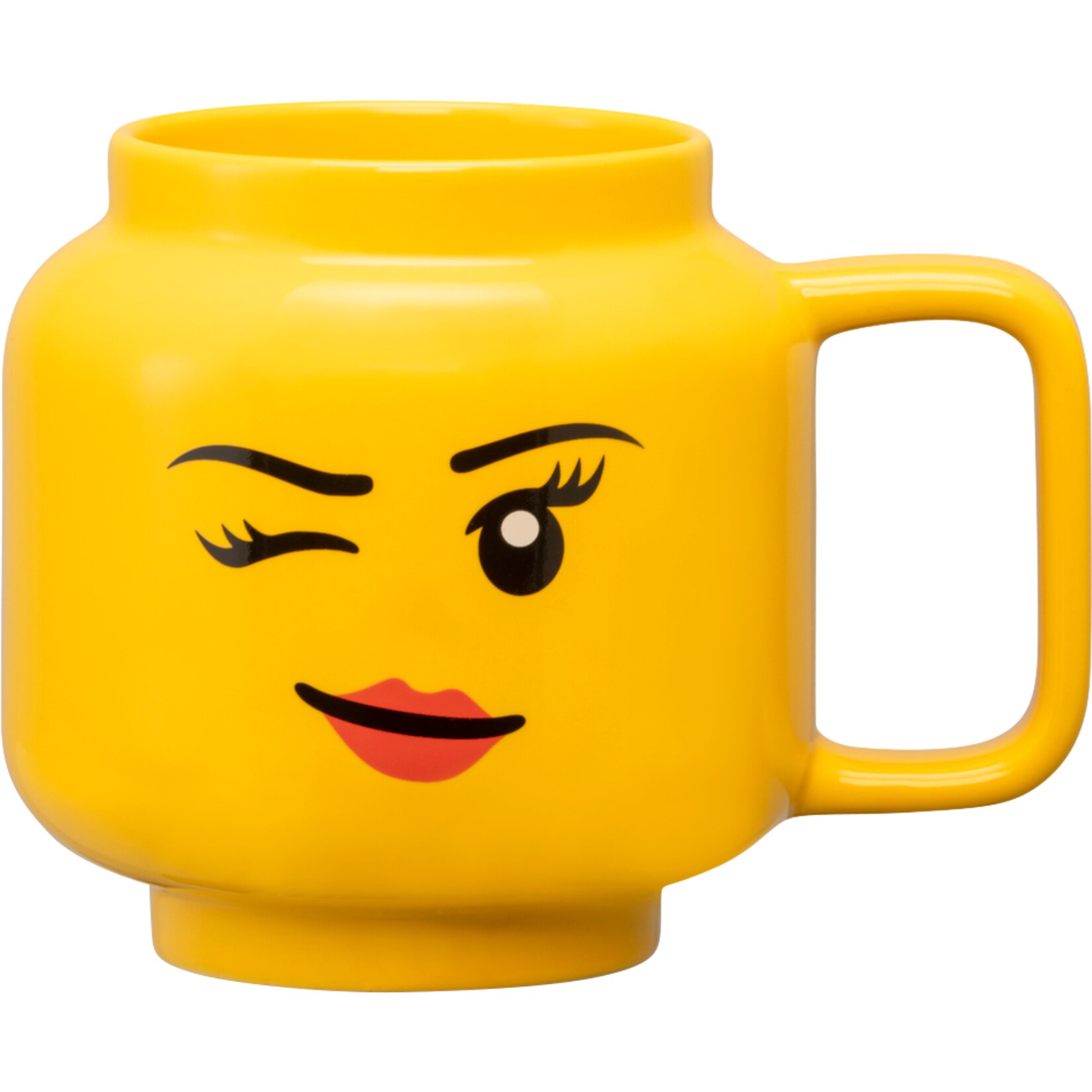 Room Copenhagen Tasse LEGO Keramiktasse Winking Girl, groß | 05711938247621