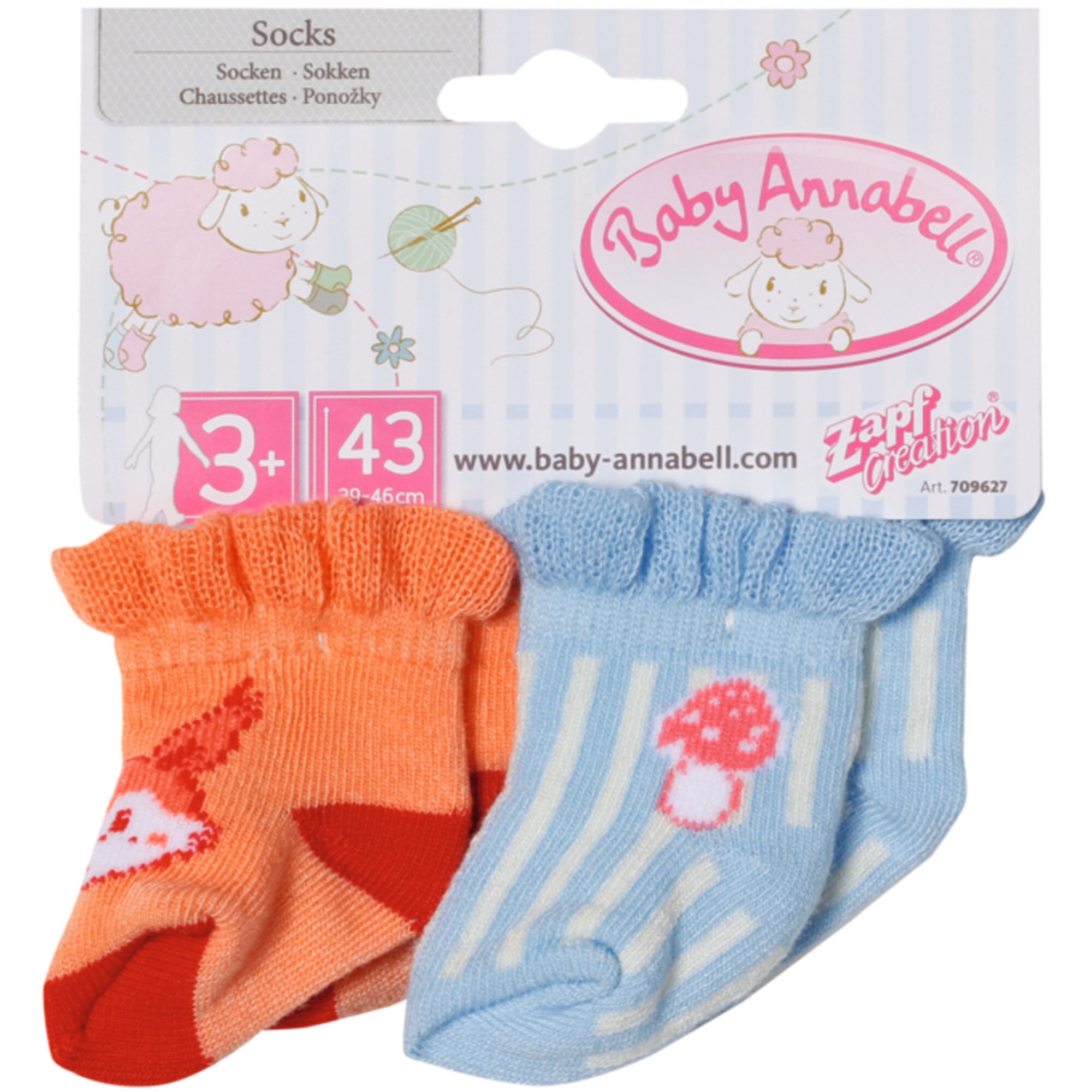 ZAPF Creation Puppenzubeh&ouml;r Baby Annabell&reg; Socken 2er-Pack - Bild 1