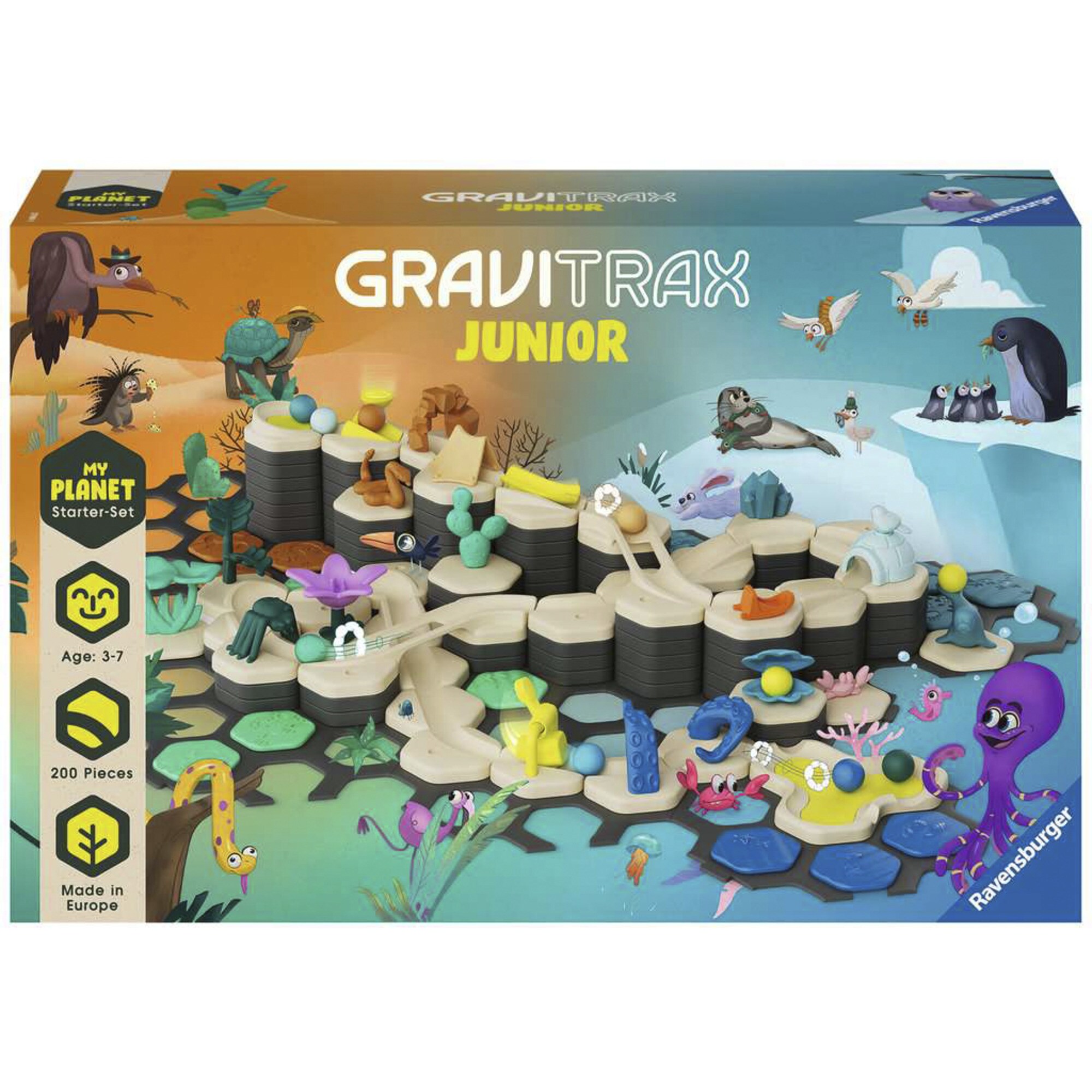Ravensburger Bahn GraviTrax Junior Starter-Set XXL Planet - Bild 1