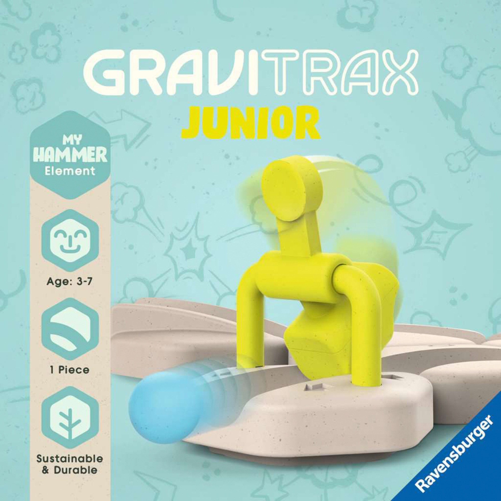 Ravensburger Bahn GraviTrax Junior Element Hammer - Bild 1