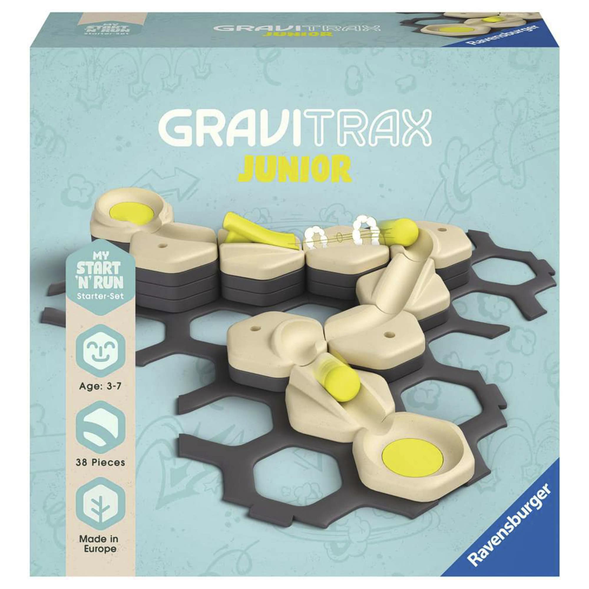 Ravensburger Bahn GraviTrax Junior Starter-Set S Start & Run - Bild 1