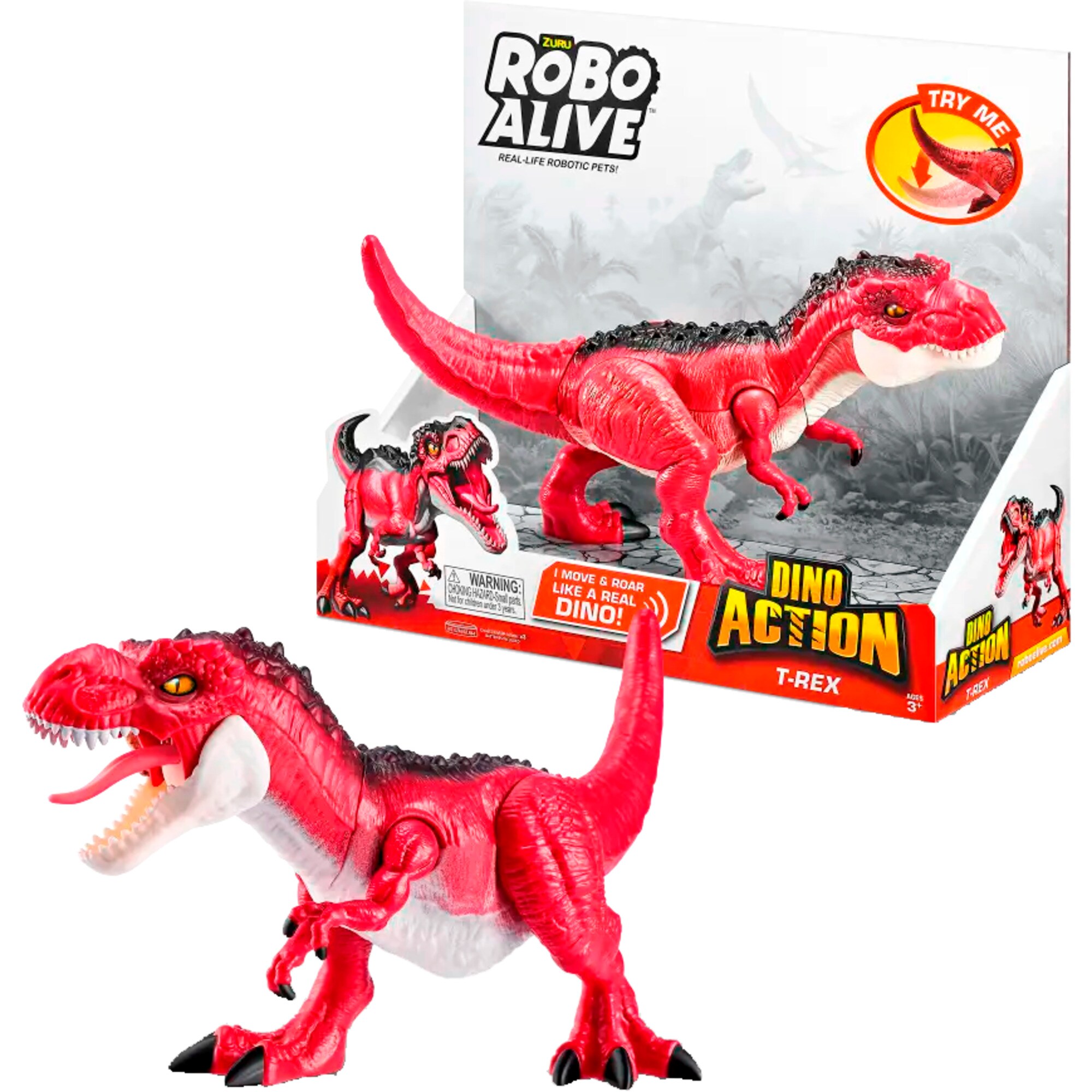 ZURU Spielfigur Robo Alive Dino Action T-Rex - Bild 1