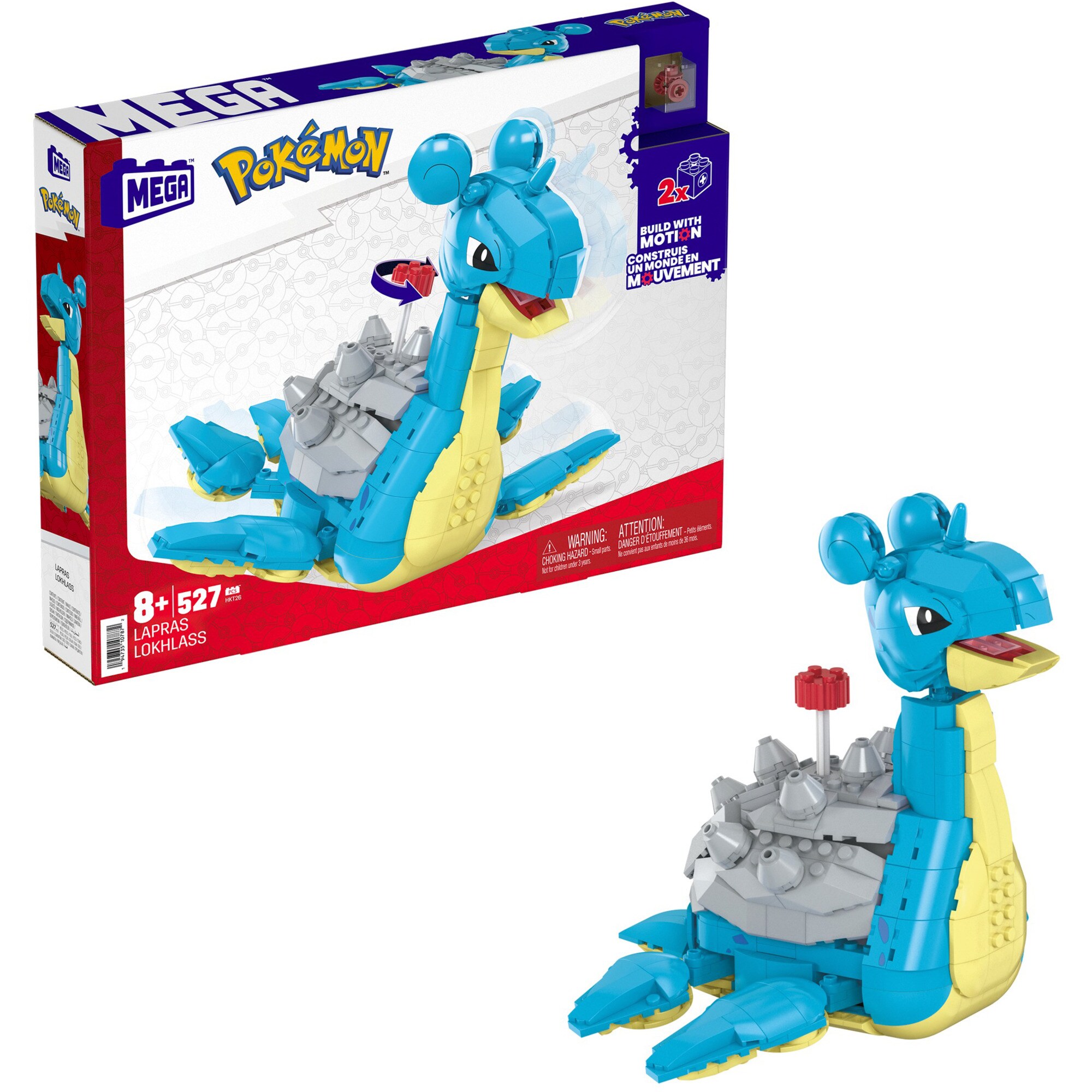 MegaBloks Konstruktionsspielzeug MEGA Pok&eacute;mon Lapras Bauspielzeug-Set mit Actionfigur - Bild 1