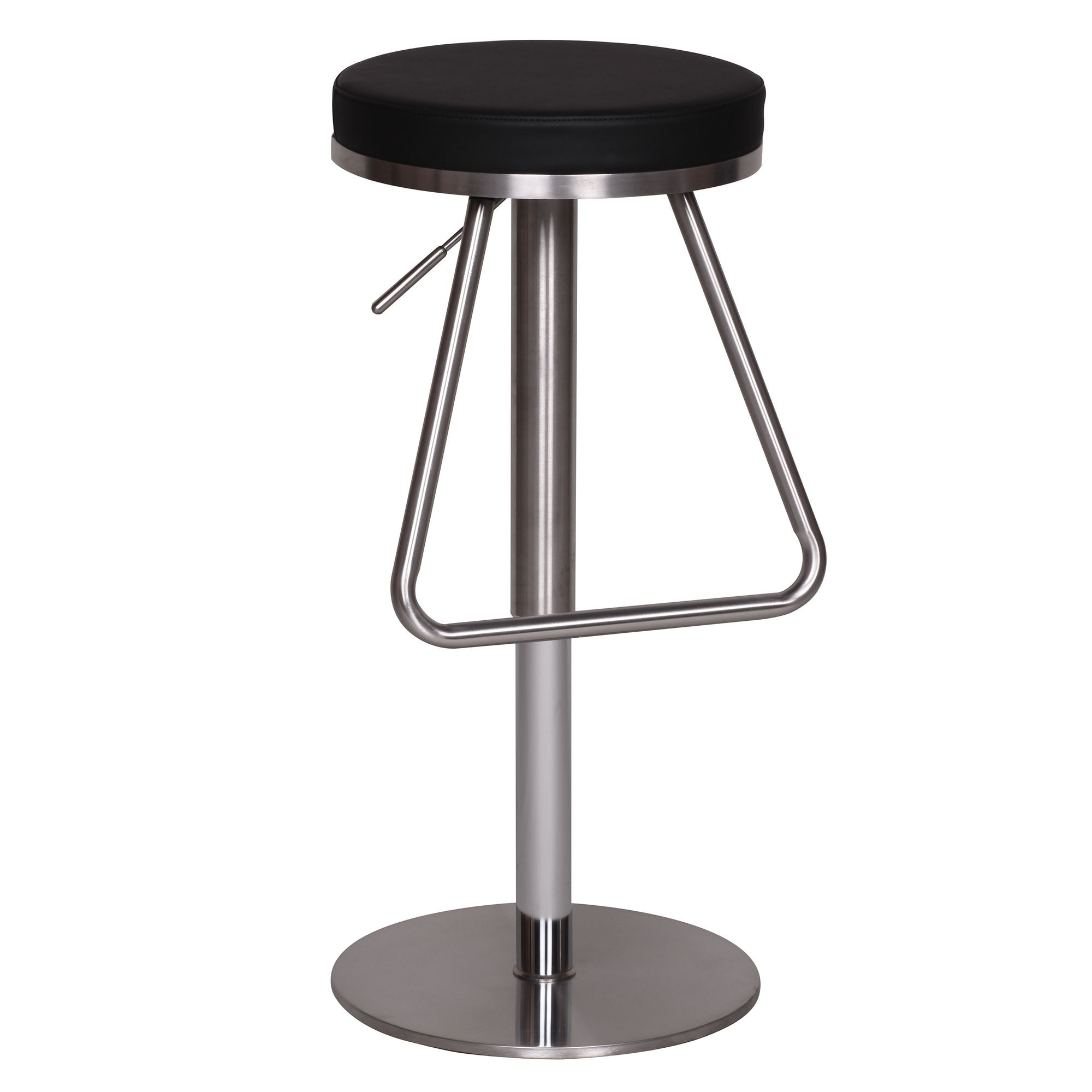 FineBuy Barhocker Edelstahl Design Barstuhl Tresenstuhl Modern Bistrohocker - Bild 1