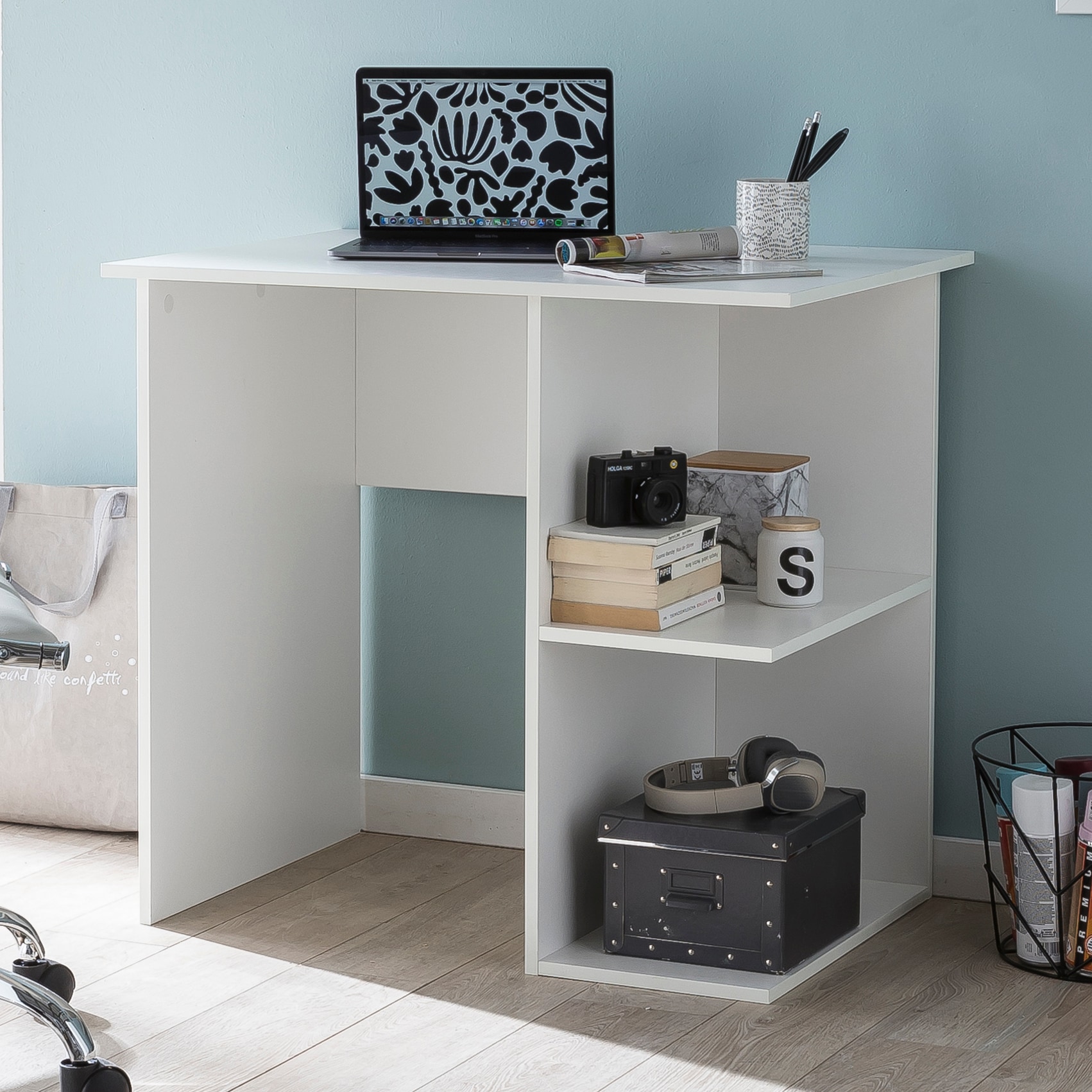 FineBuy Schreibtisch PC Tisch Arbeitstisch Computer Kinderschreibtisch B&uuml;ro - Bild 1