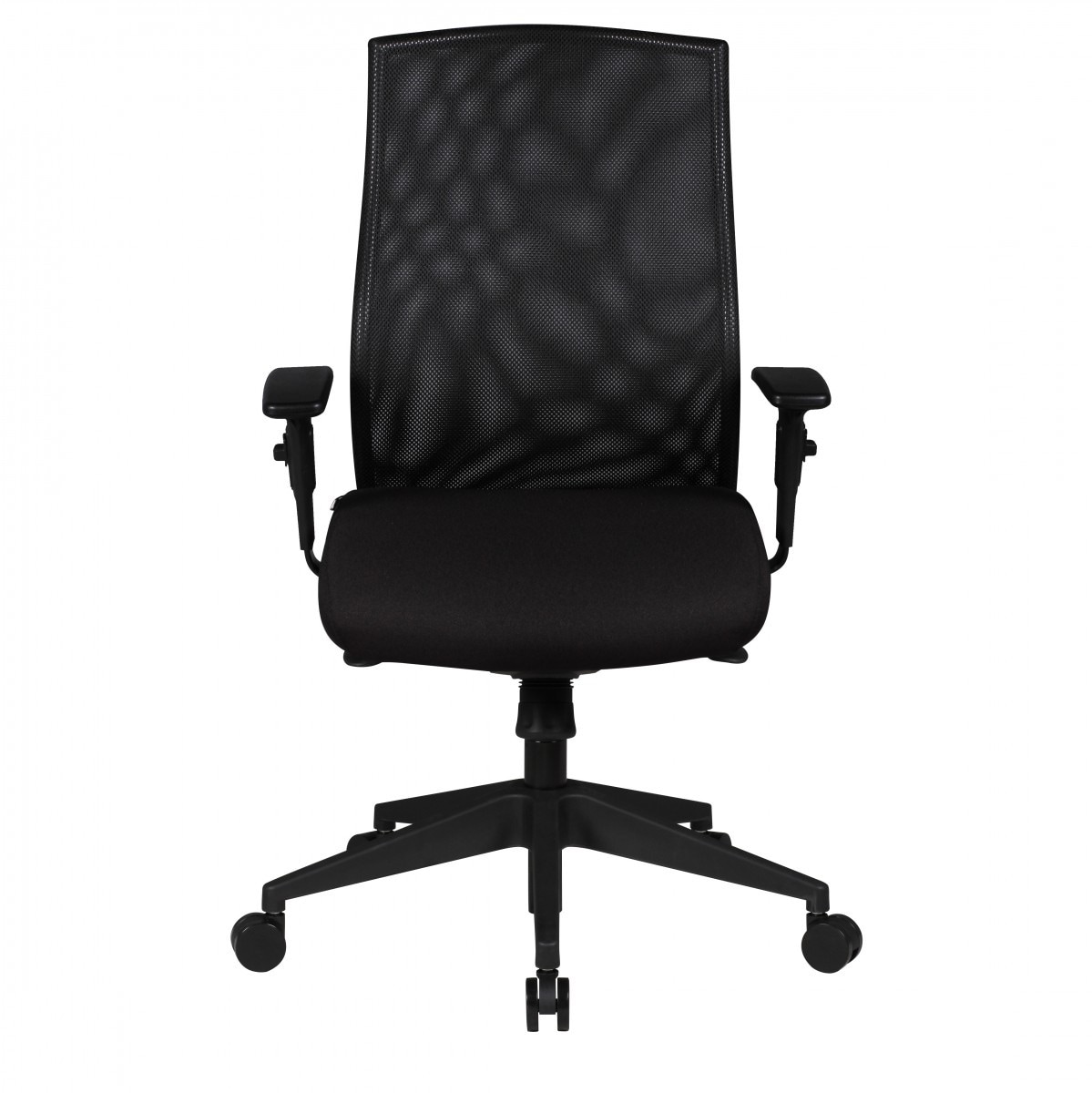 Schreibtischstuhl Finebuy Stoff Schwarz Drehstuhl Armlehne B&uuml;ro Sessel B&uuml;rostuhl - Bild 1