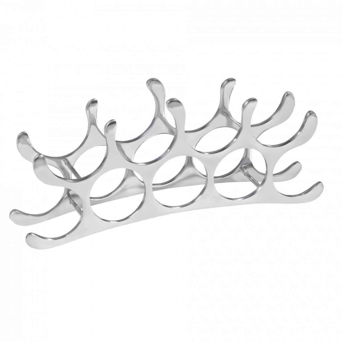 Weinregal Flaschenregal Metall Flaschenständer Weinflaschenhalter Silber | 04250950246133